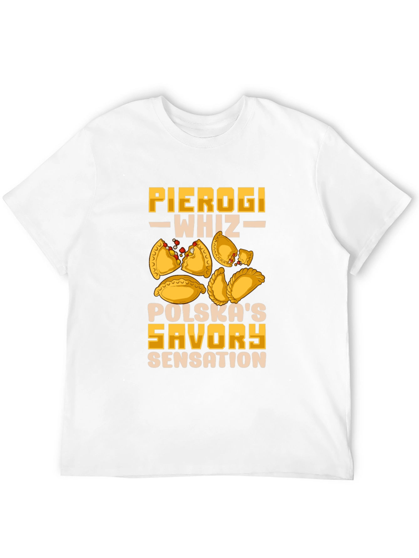 Pierogi Whiz T-Shirt | Polskas Savory Sensation