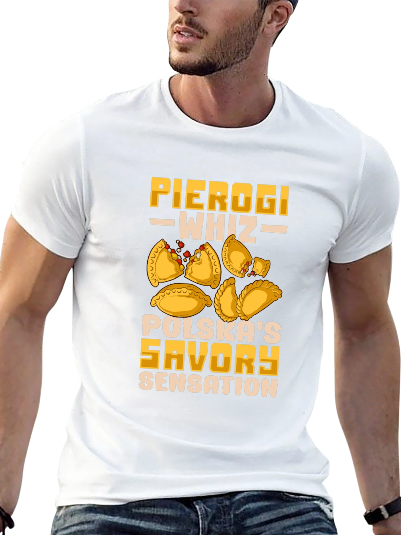Pierogi Whiz T-Shirt | Polskas Savory Sensation