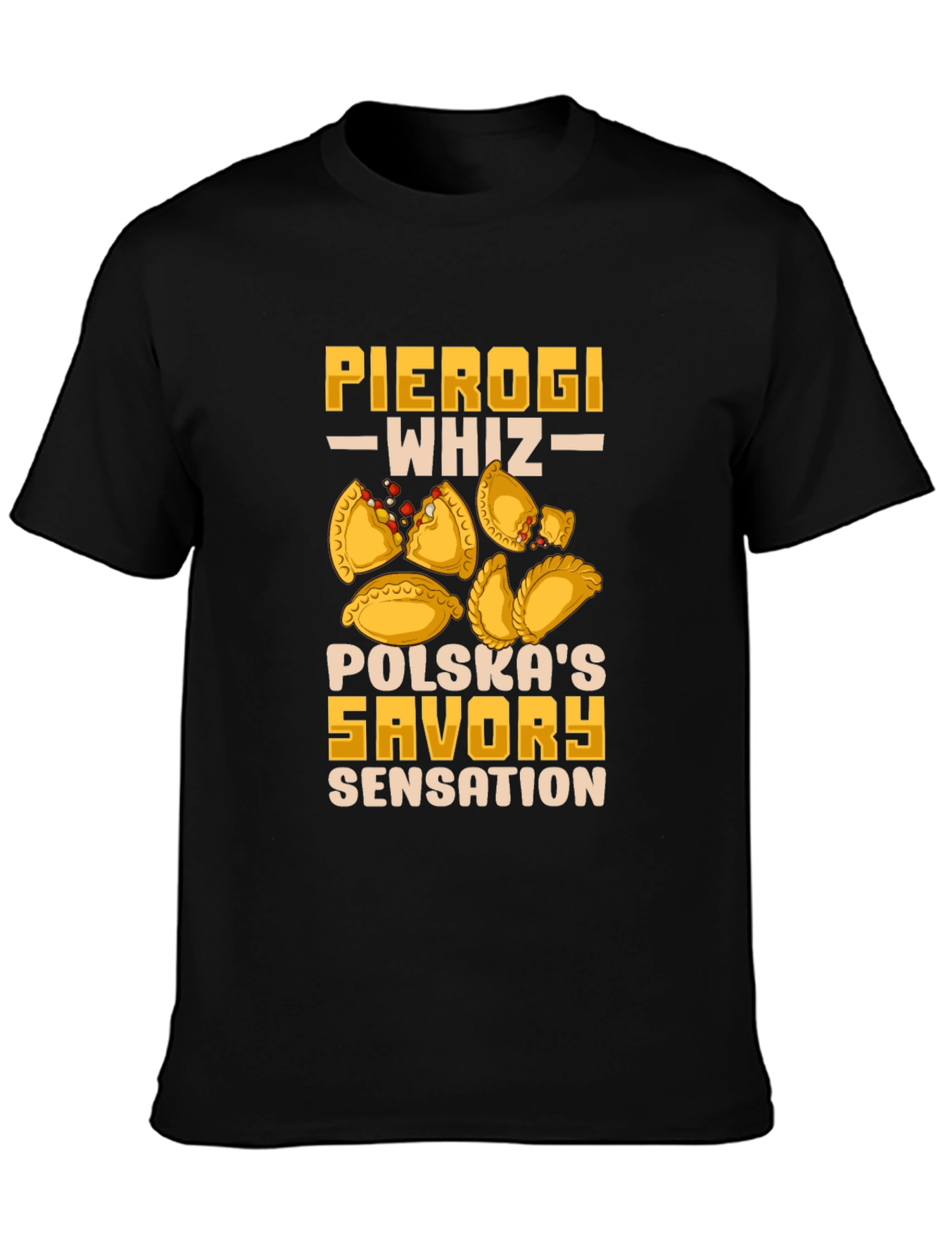 Pierogi Whiz T-Shirt | Polskas Savory Sensation