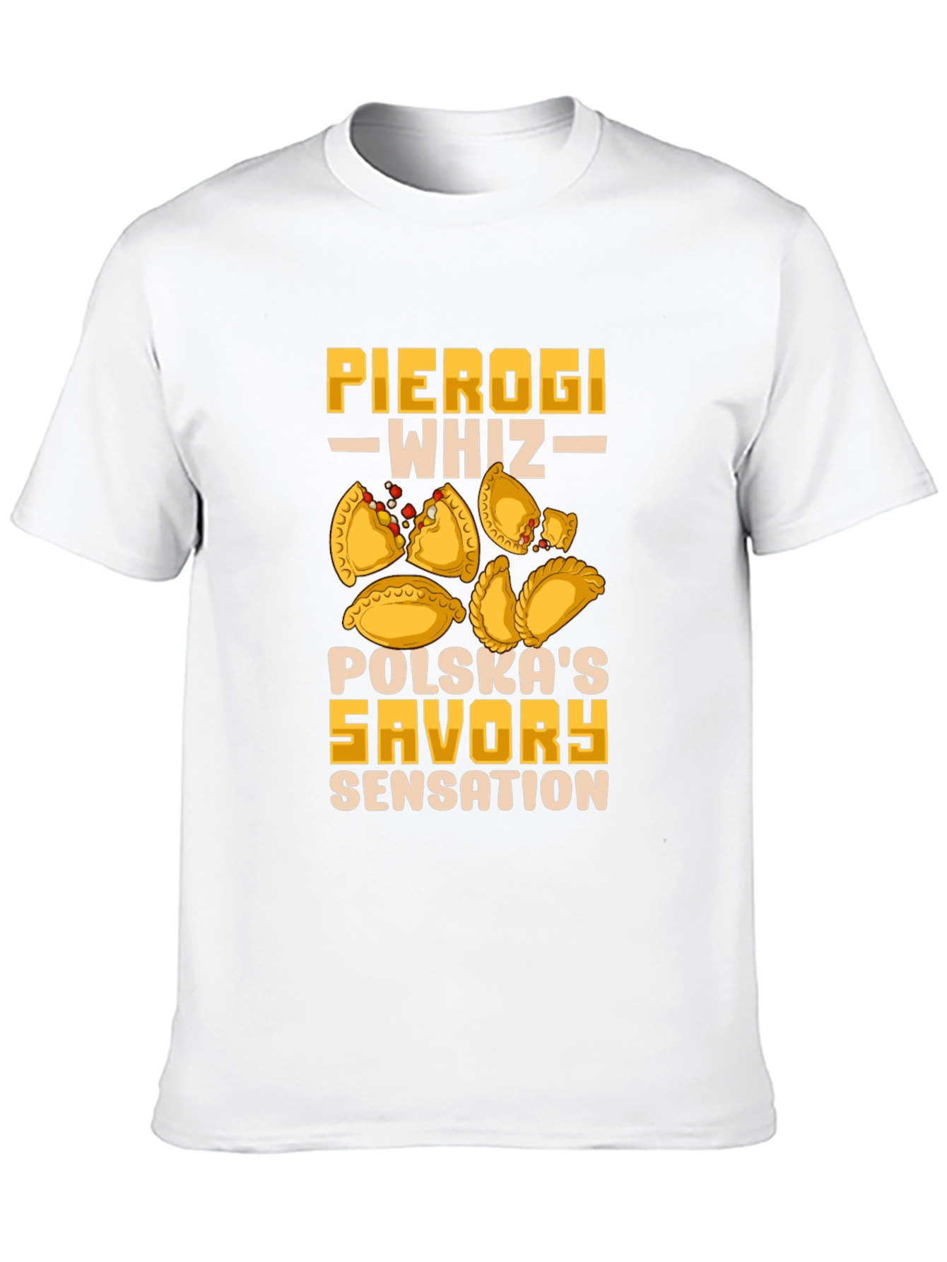 Pierogi Whiz T-Shirt | Polskas Savory Sensation