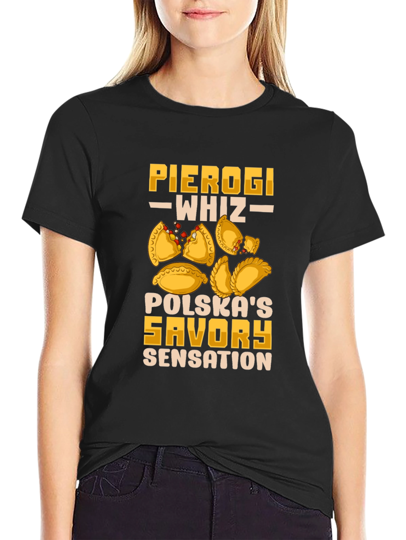 Pierogi Whiz T-Shirt | Polskas Savory Sensation