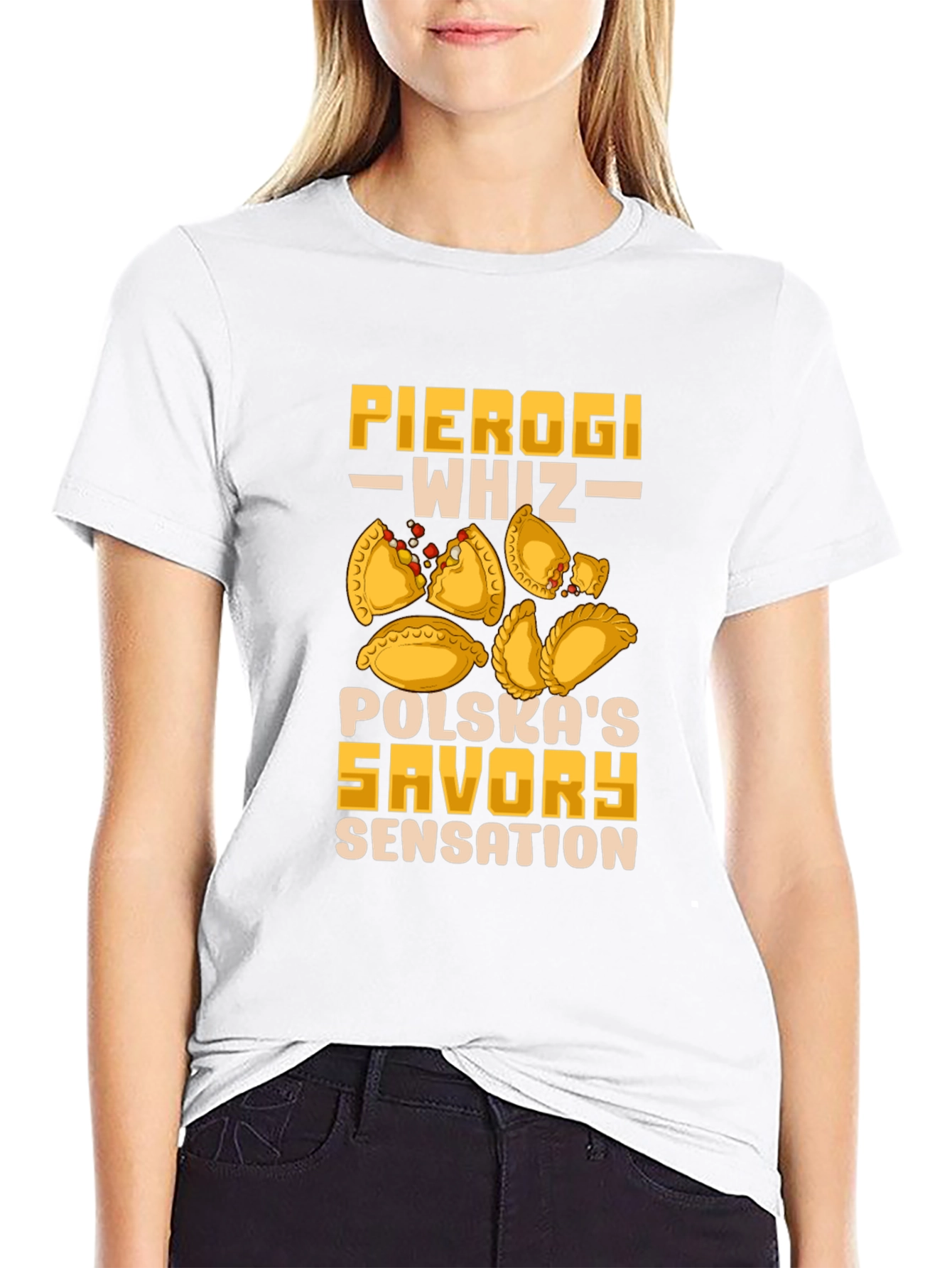 Pierogi Whiz T-Shirt | Polskas Savory Sensation