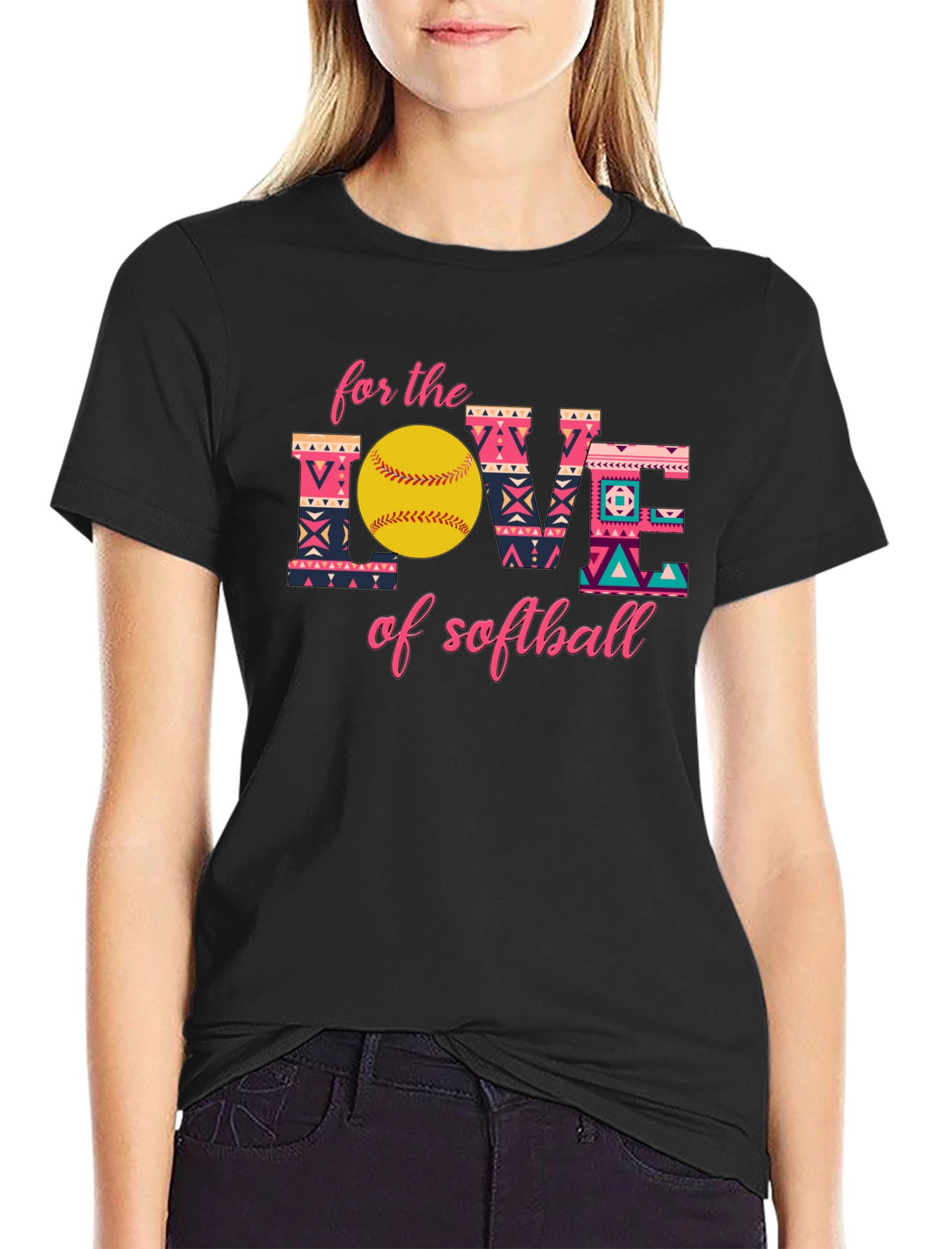 Softball Love T-Shirt - Fun Graphic Tee