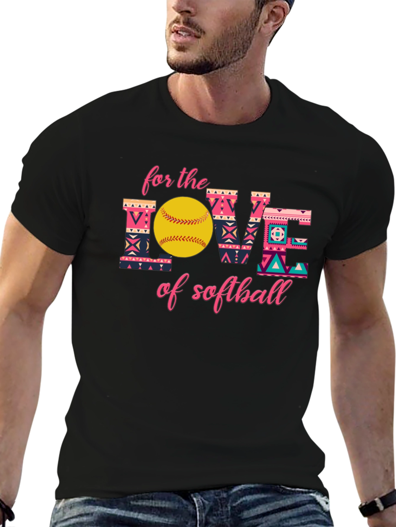 Softball Love T-Shirt - Fun Graphic Tee