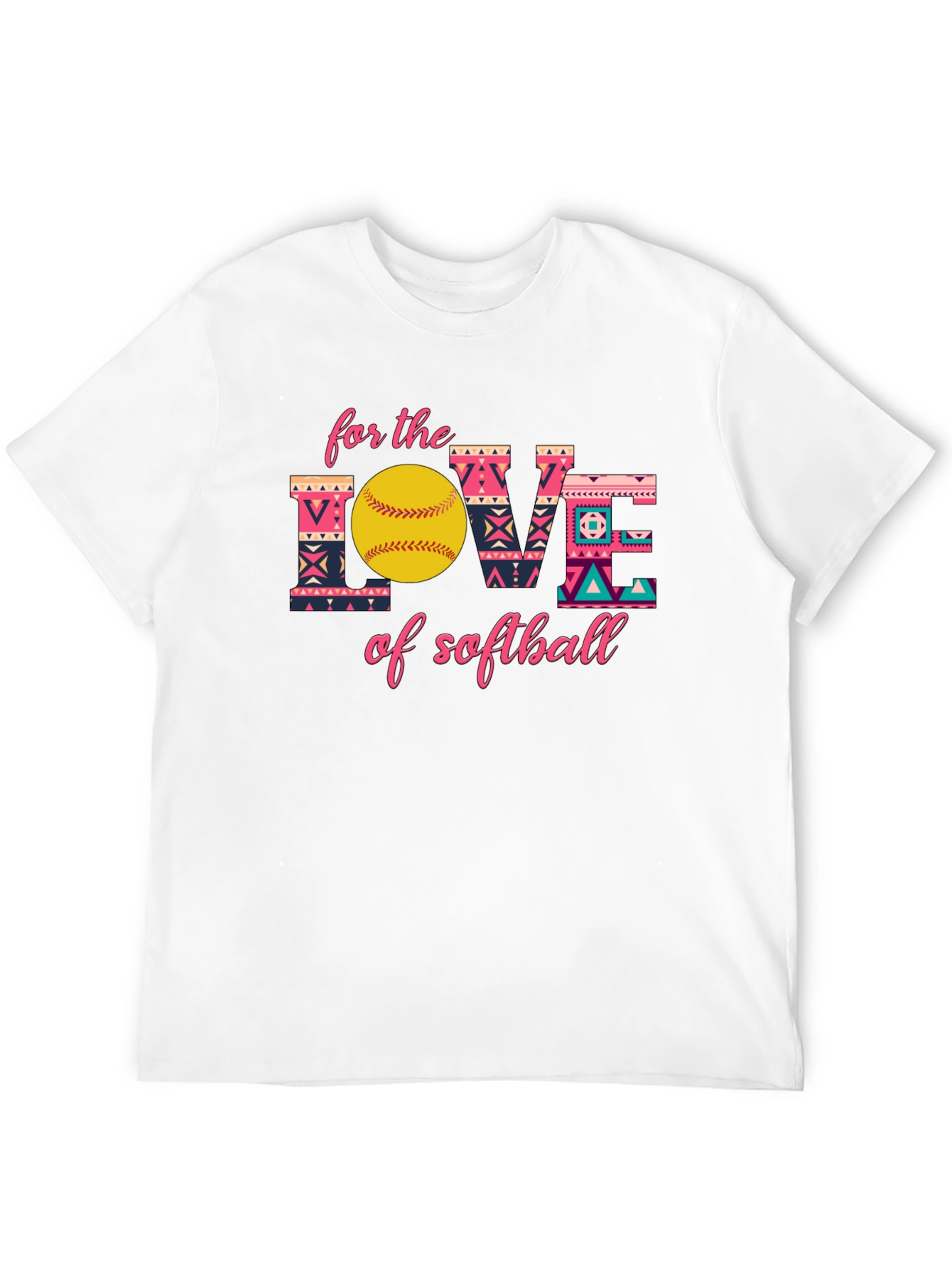 Softball Love T-Shirt - Fun Graphic Tee