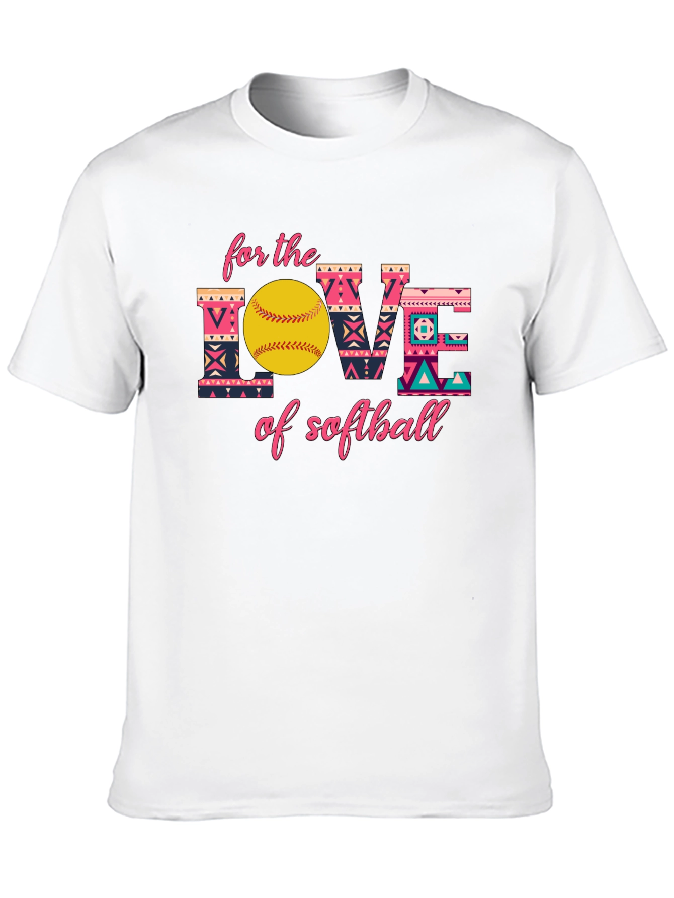 Softball Love T-Shirt - Fun Graphic Tee
