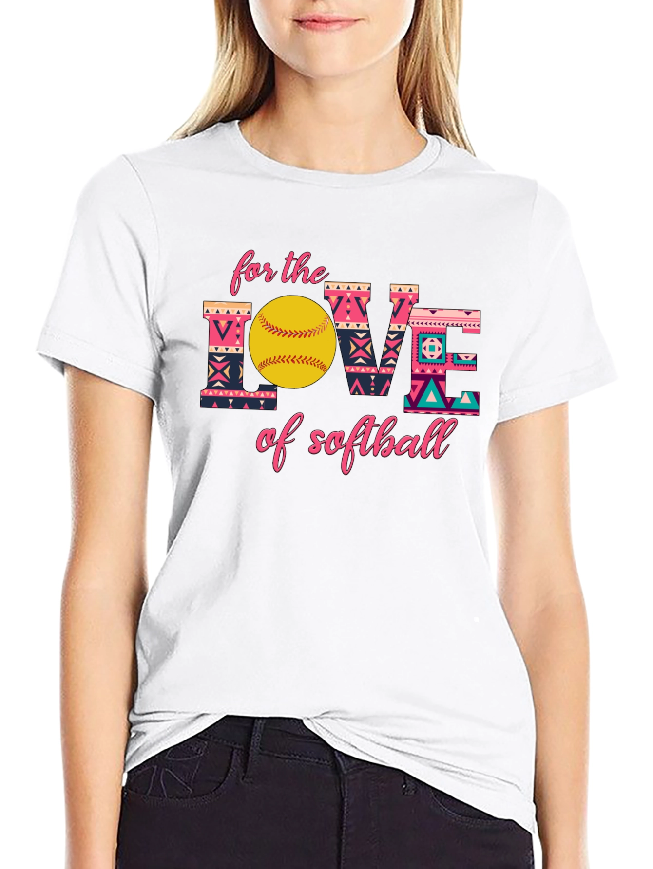 Softball Love T-Shirt - Fun Graphic Tee