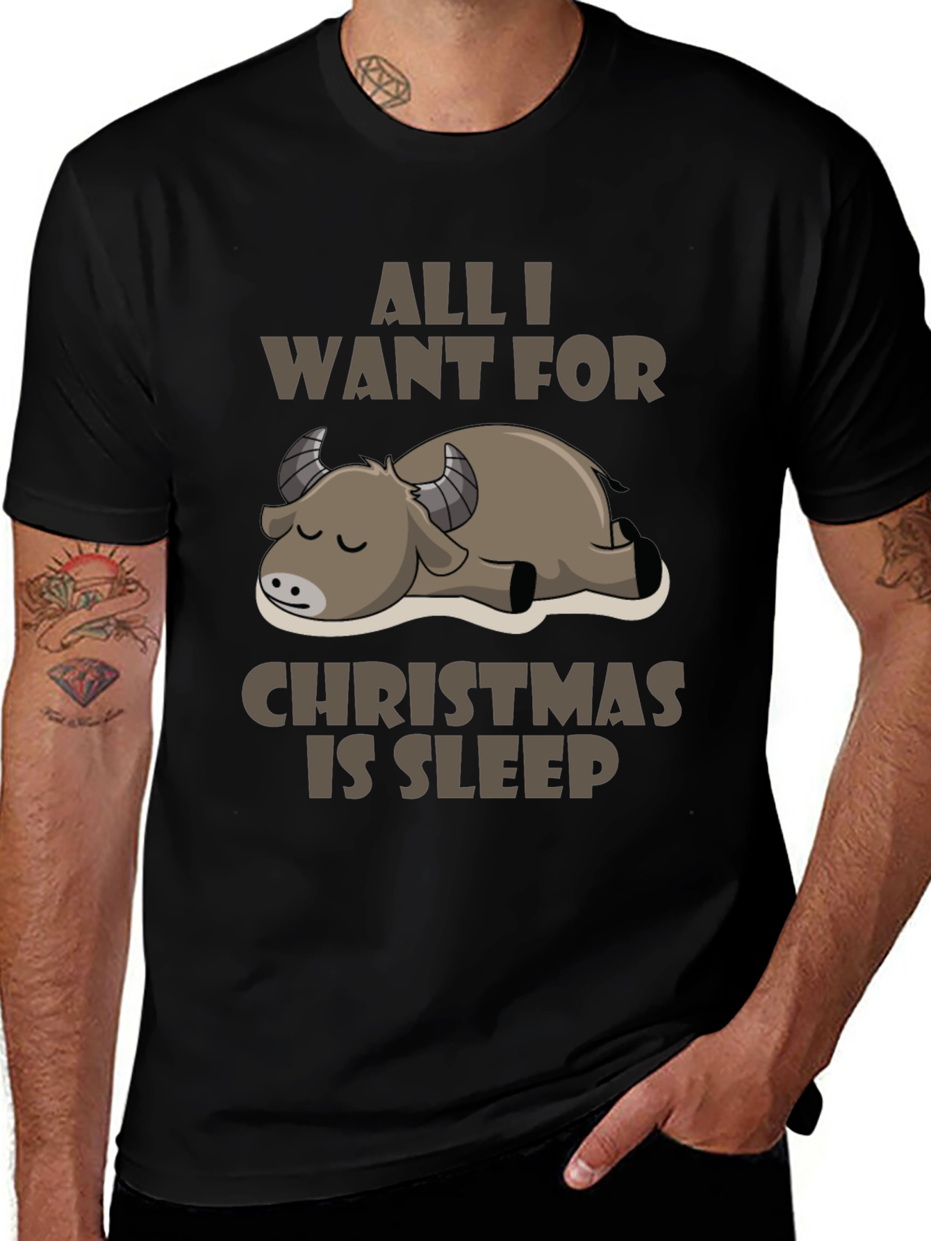All I Want For Christmas Is Sleep T-Shirt