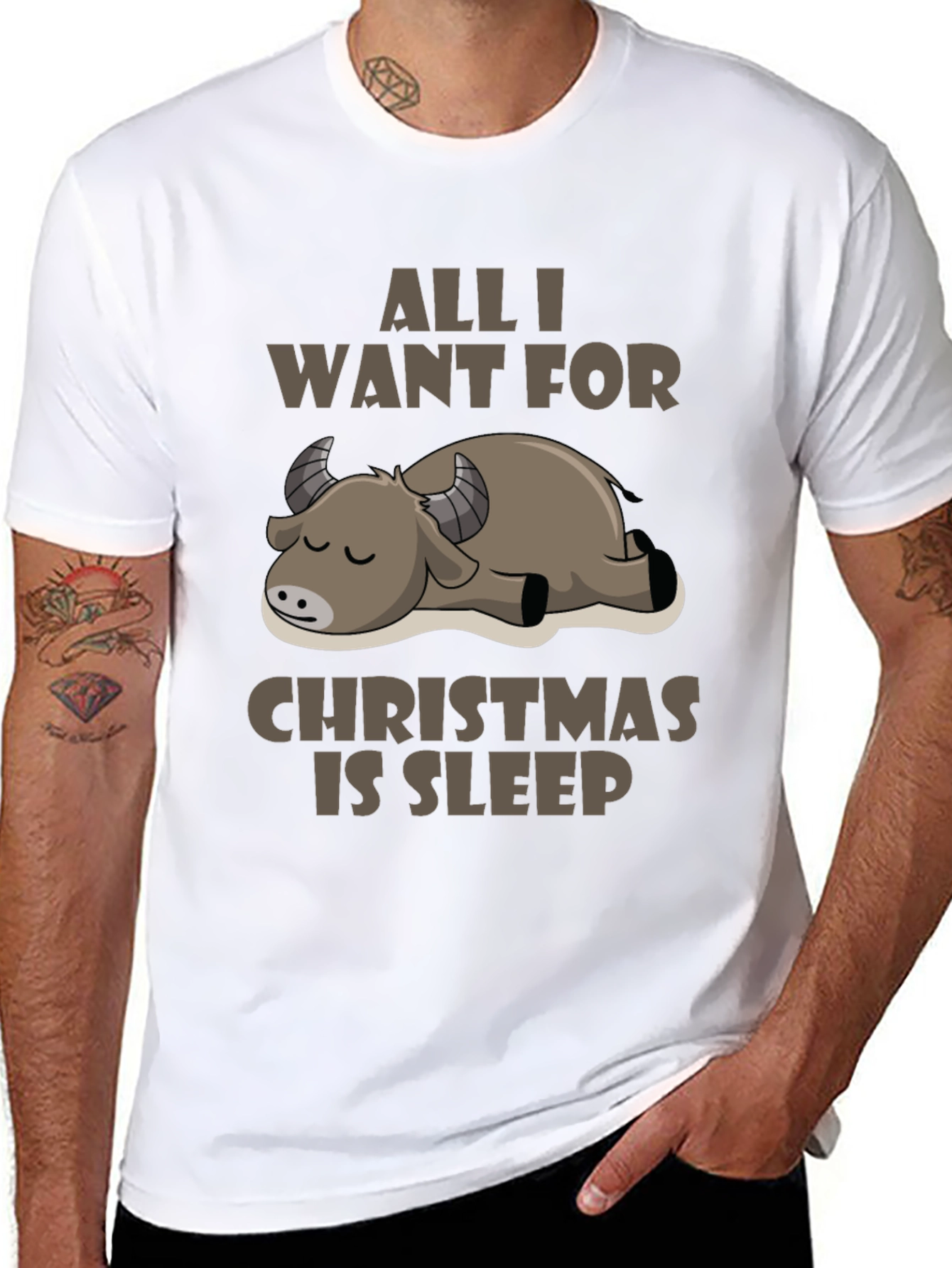 All I Want For Christmas Is Sleep T-Shirt