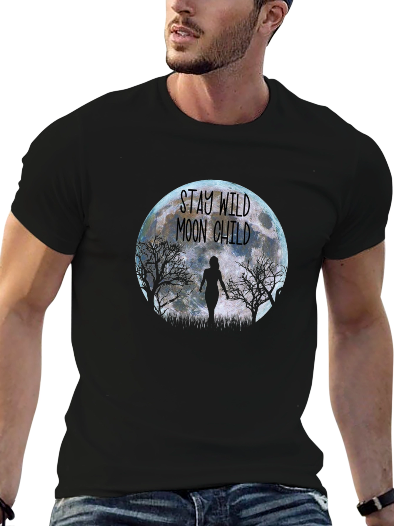 Stay Wild Moon Child Graphic T-Shirt