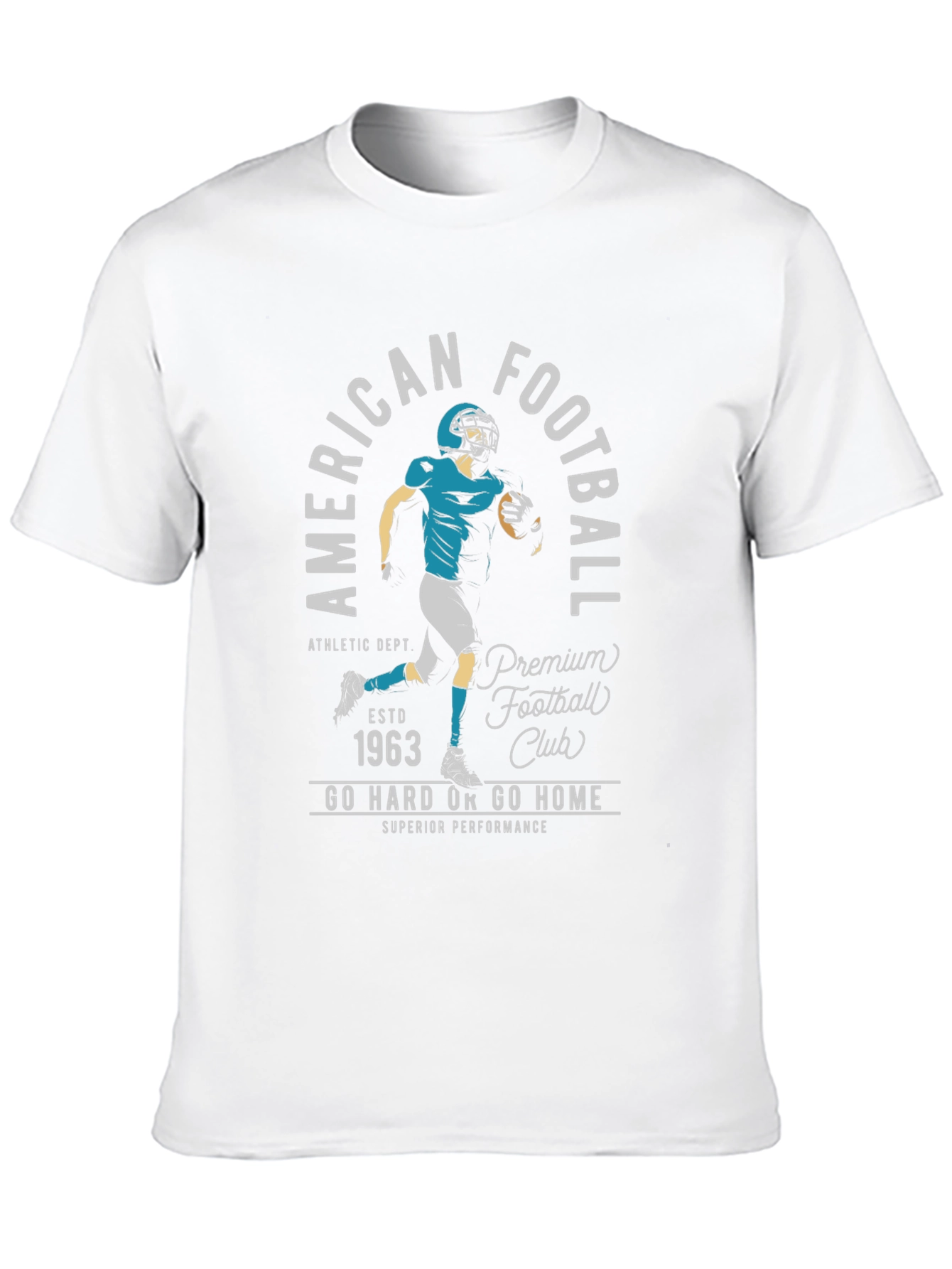 American Football Club Black Graphic T-Shirt
