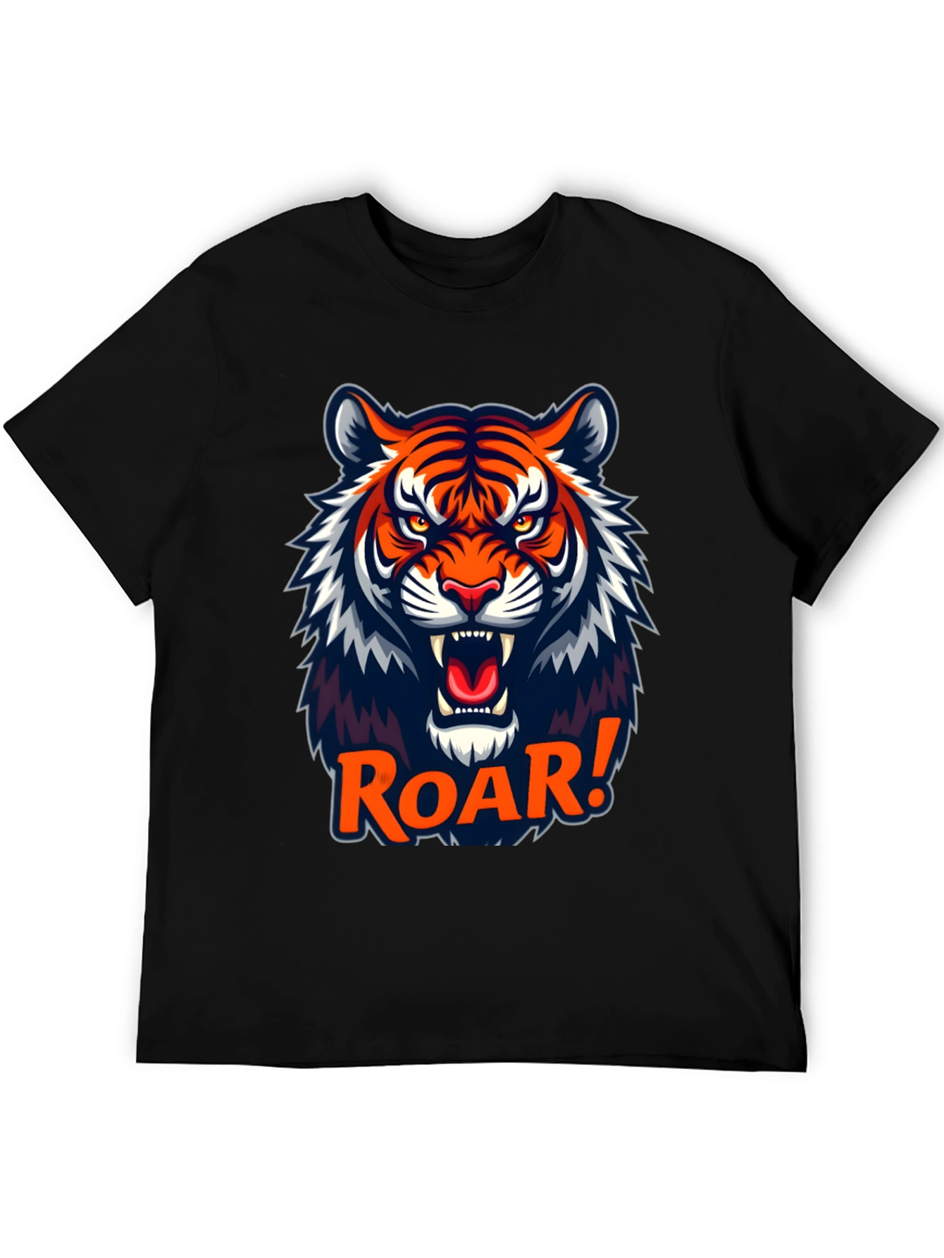 Roaring Tiger Graphic Tee - Black