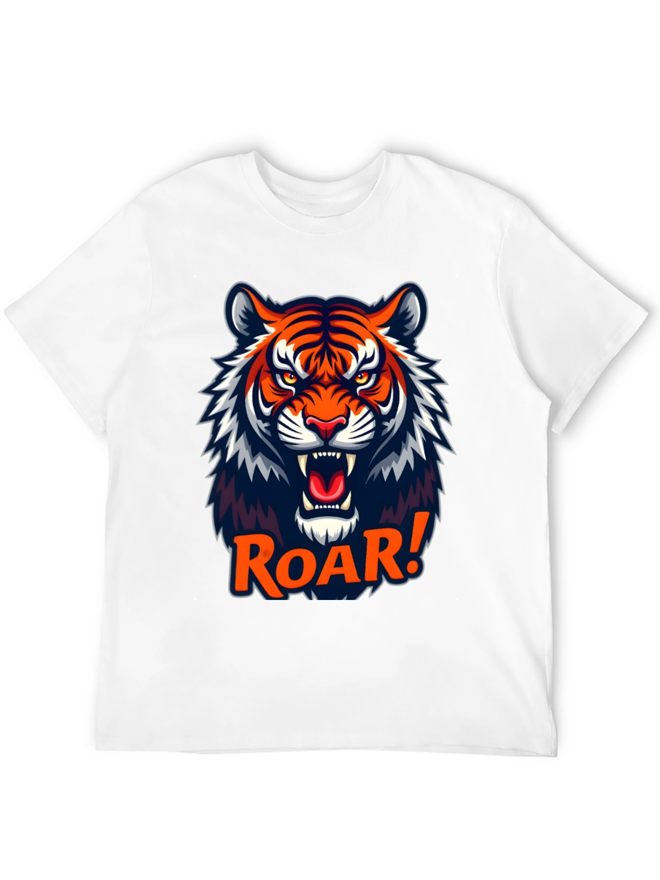 Roaring Tiger Graphic Tee - Black