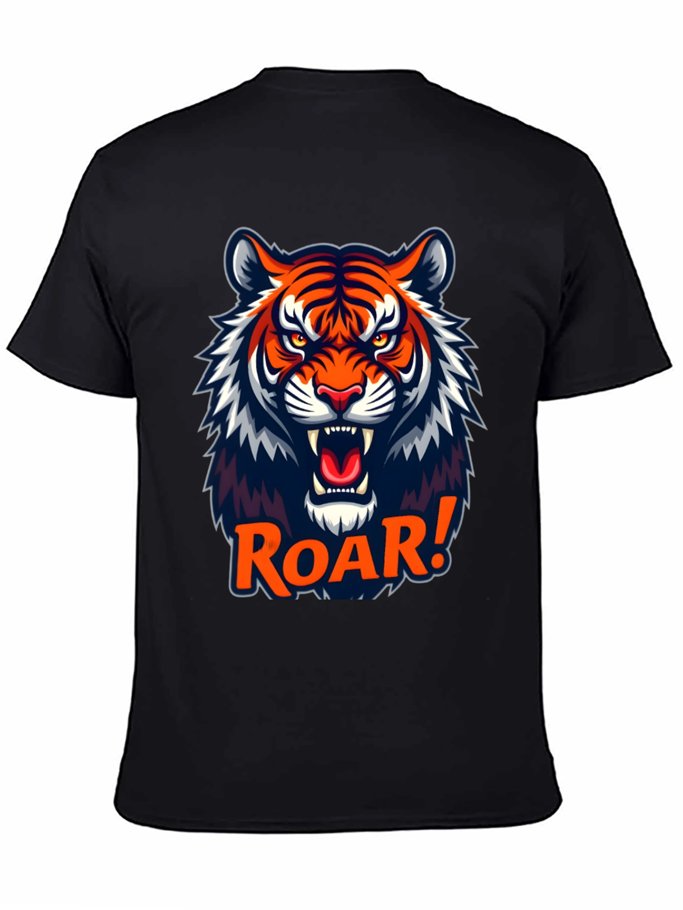 Roaring Tiger Graphic Tee - Black