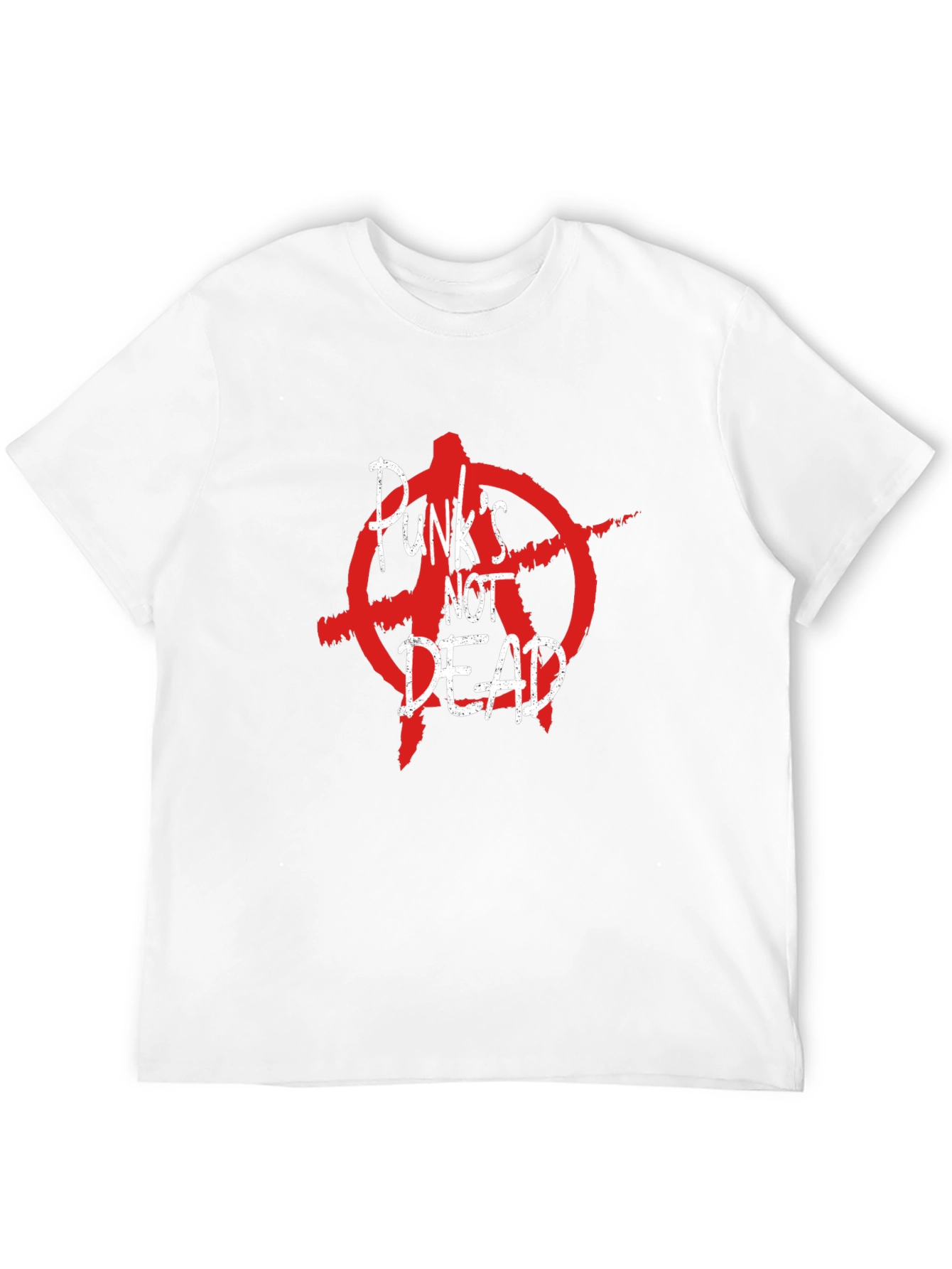 Punks Not Dead Graphic T-Shirt - Anarchy Symbol