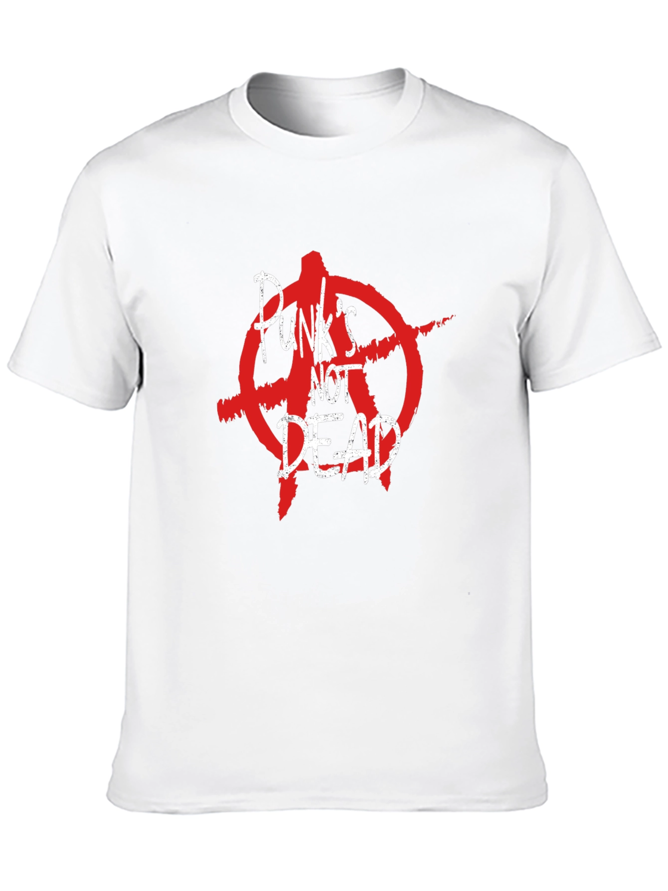 Punks Not Dead Graphic T-Shirt - Anarchy Symbol