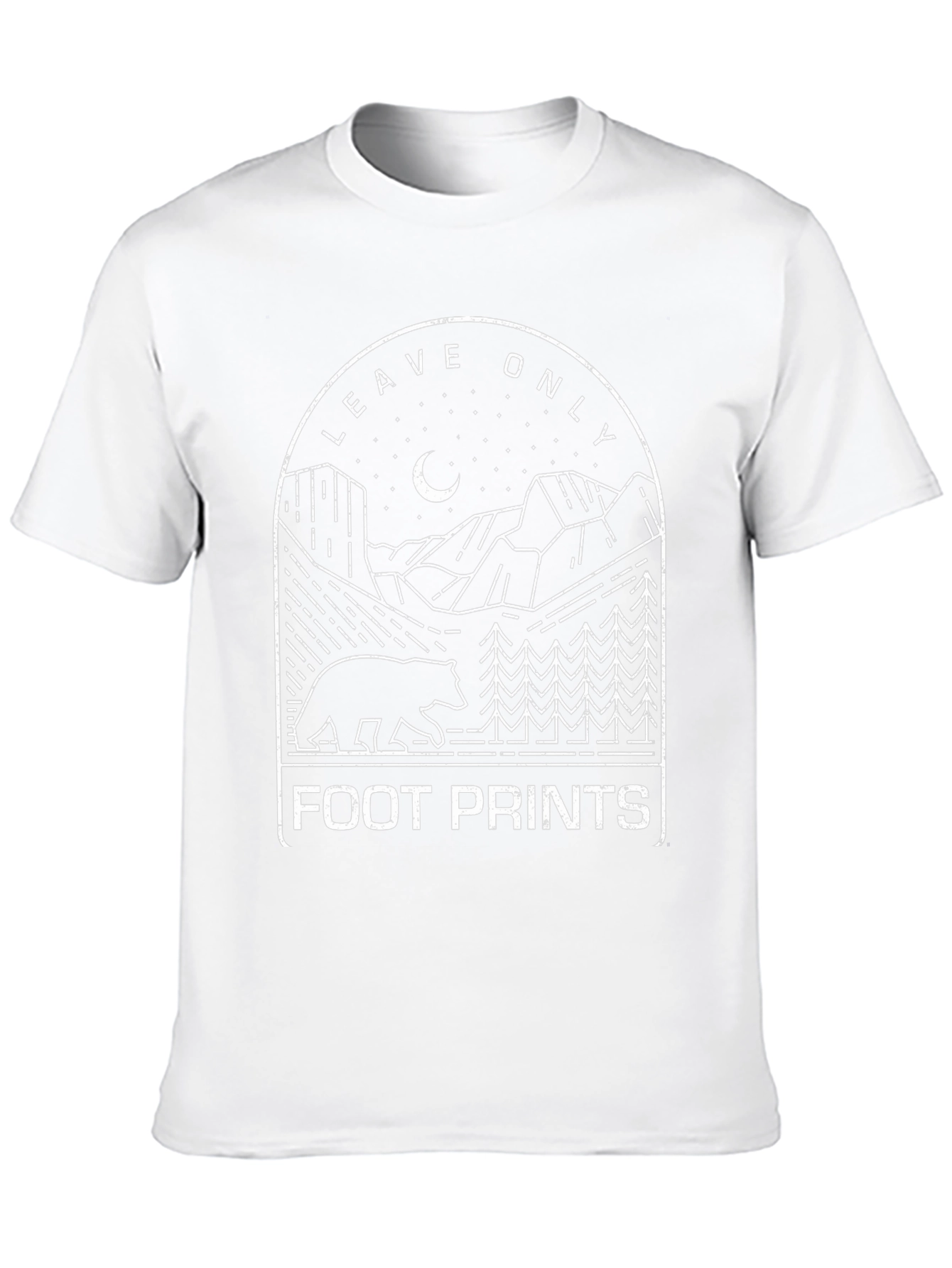 Leave Only Footprints Graphic T-Shirt