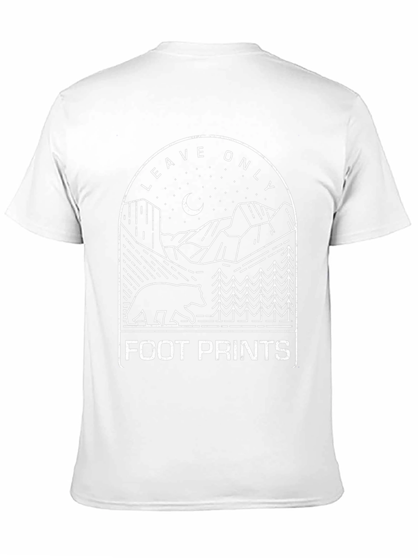 Leave Only Footprints Graphic T-Shirt