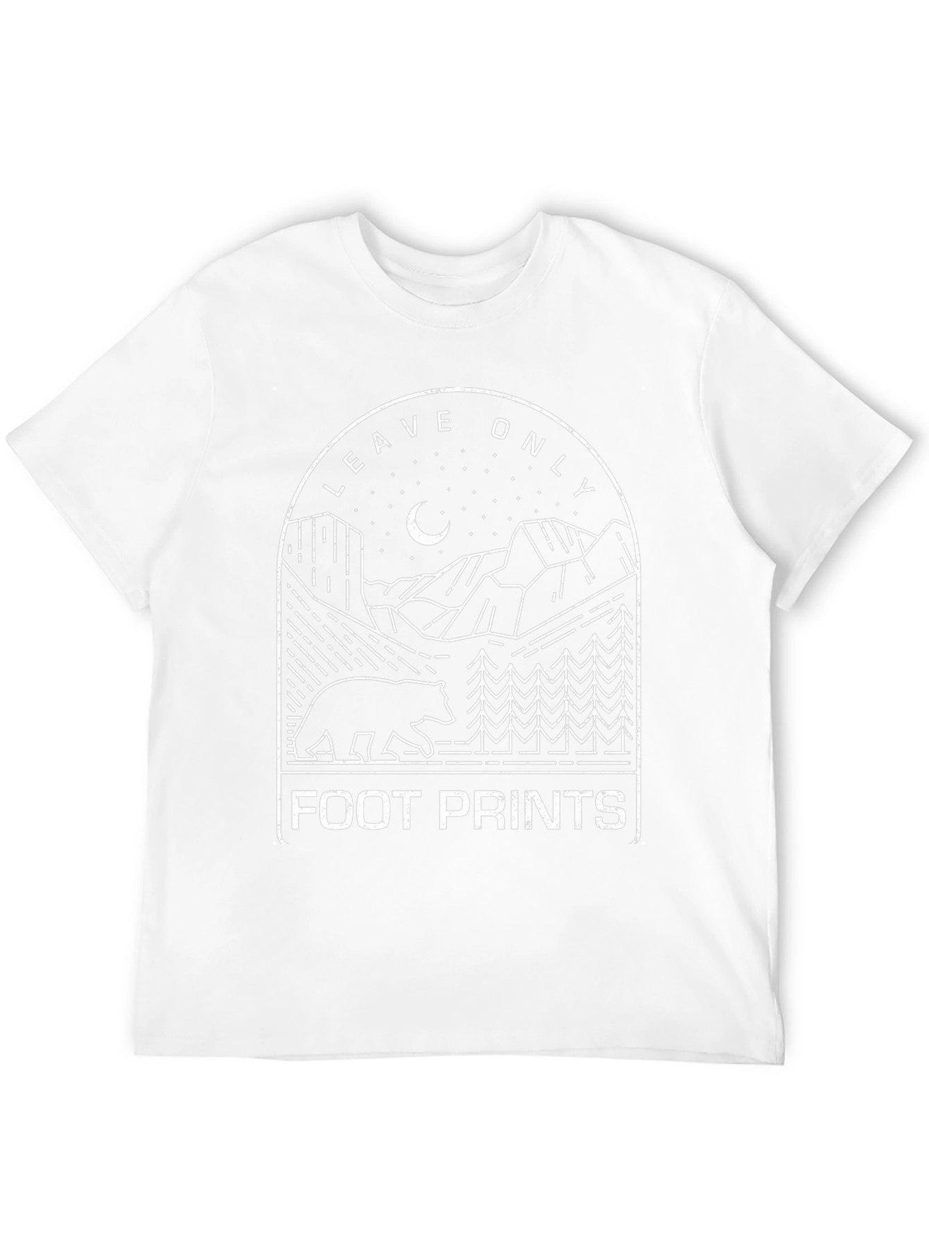 Leave Only Footprints Graphic T-Shirt