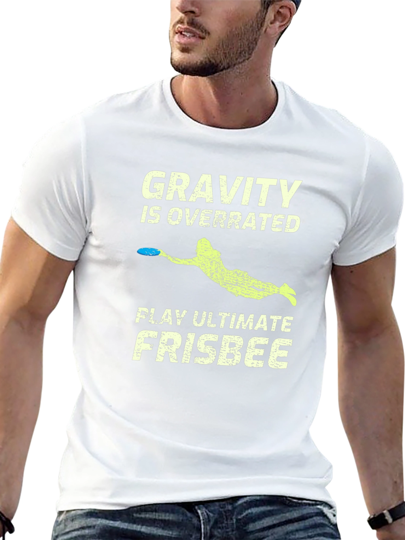 Gravity is Overrated Ultimate Frisbee T-Shirt