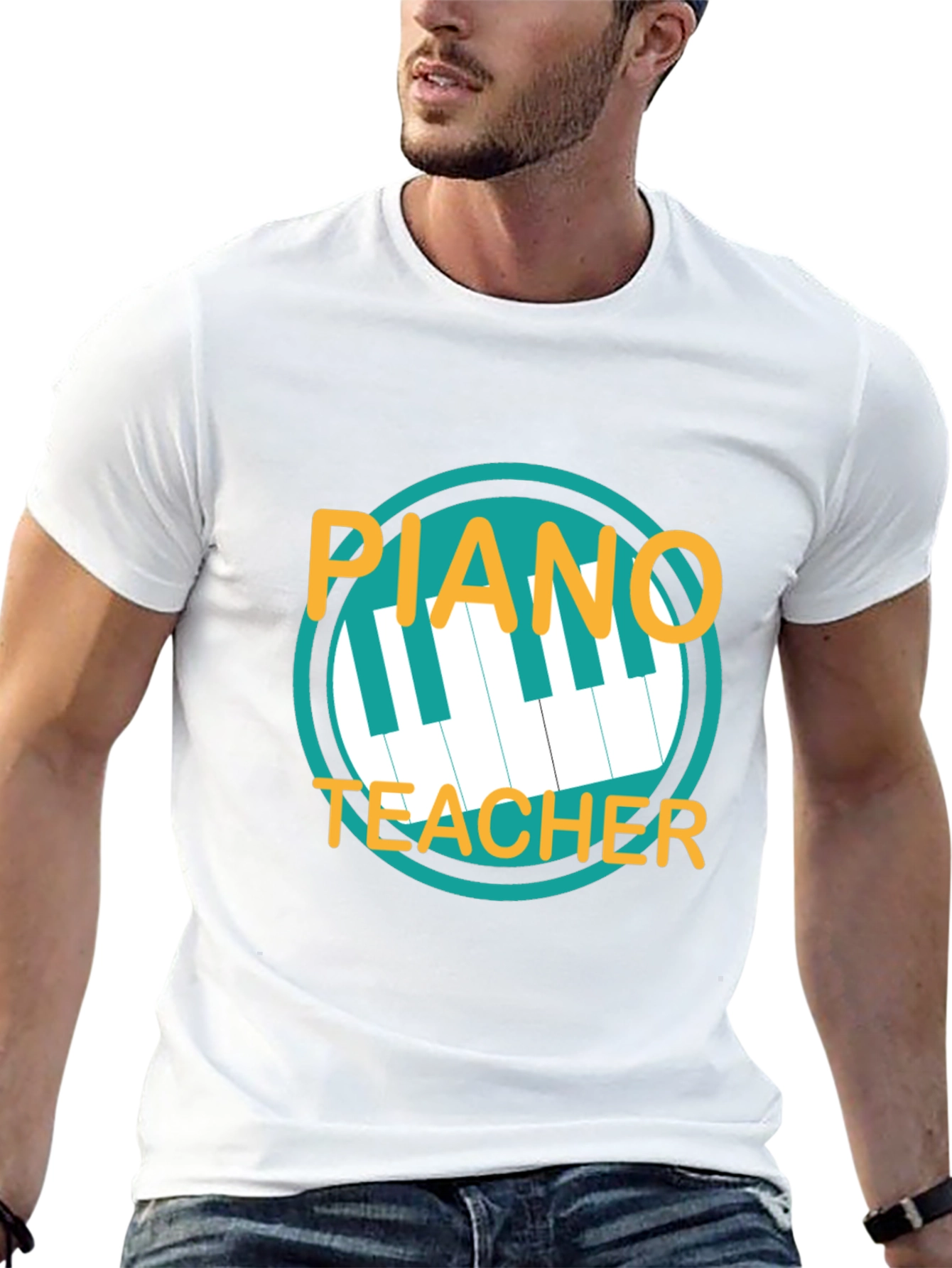 Piano Teacher Graphic Tee - Music Instructor Gift