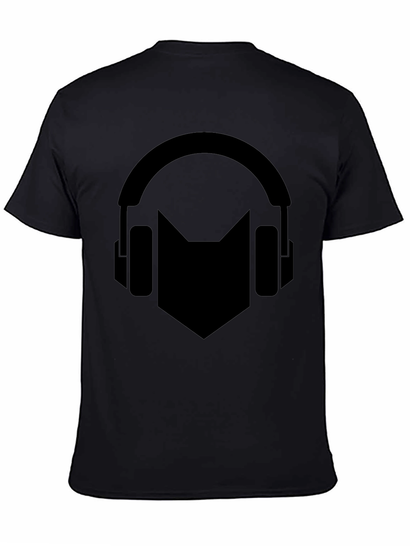 Headphone Cat Graphic T-Shirt