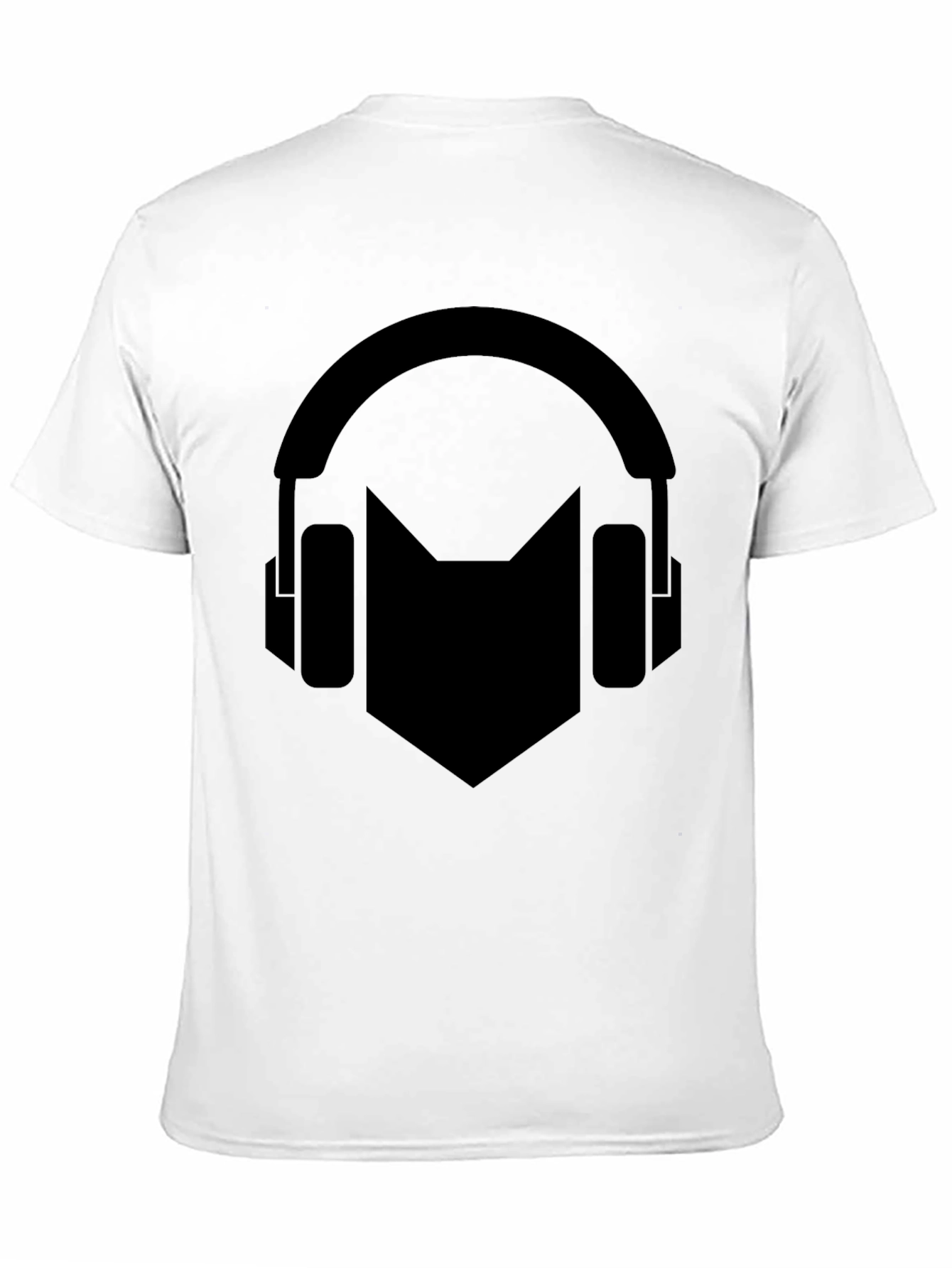 Headphone Cat Graphic T-Shirt