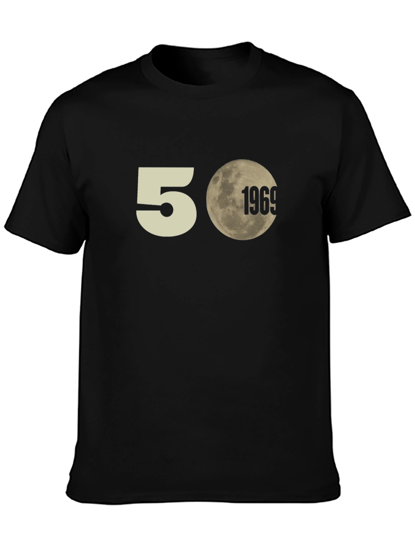 50th Anniversary Moon Landing T-Shirt - Black