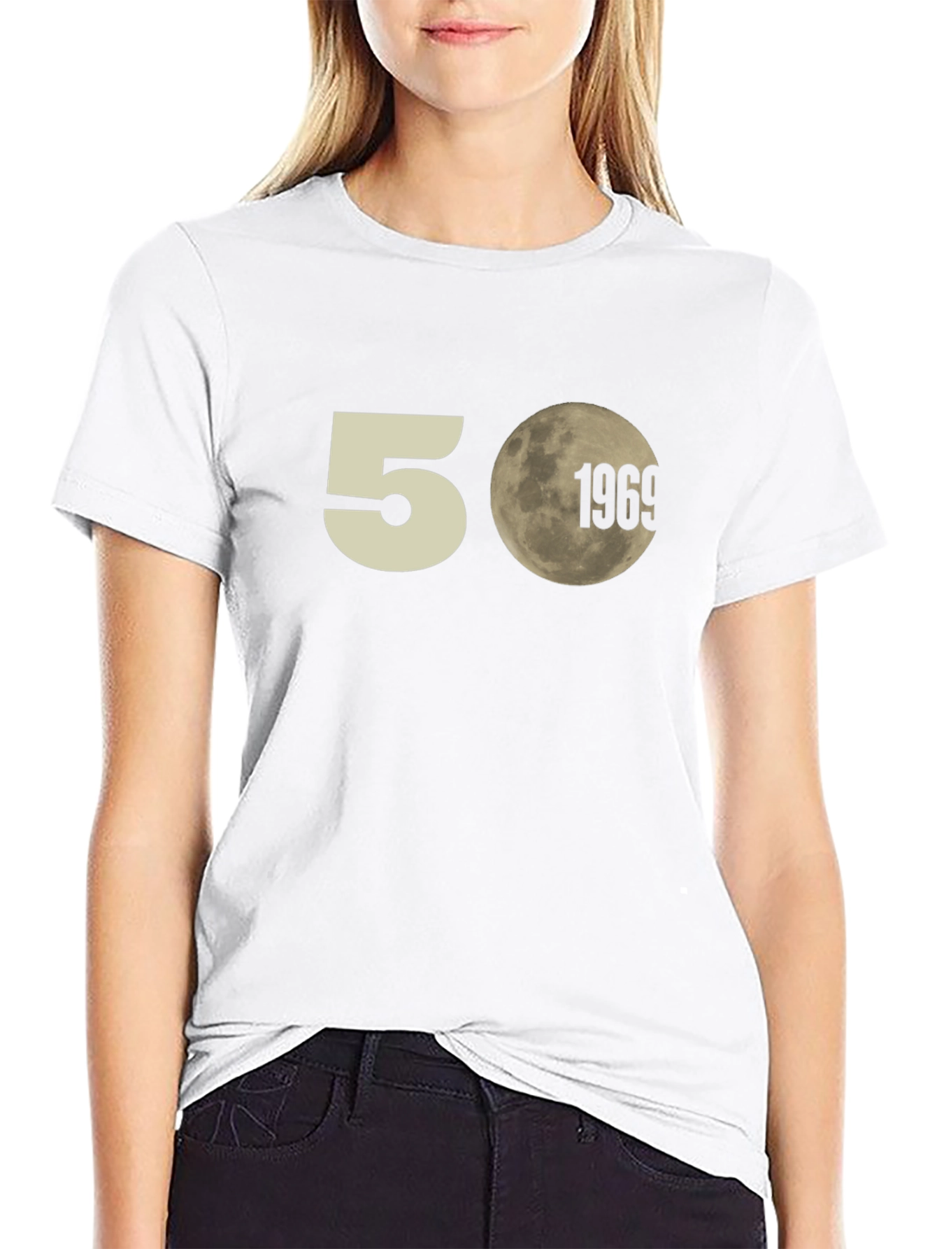 50th Anniversary Moon Landing T-Shirt - Black
