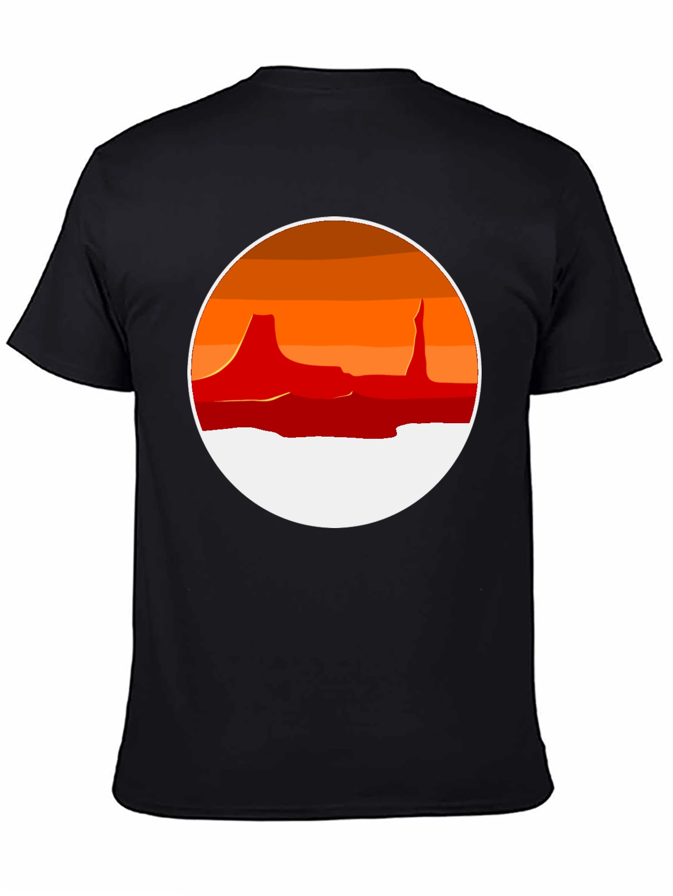 Desert Sunset Graphic T-Shirt