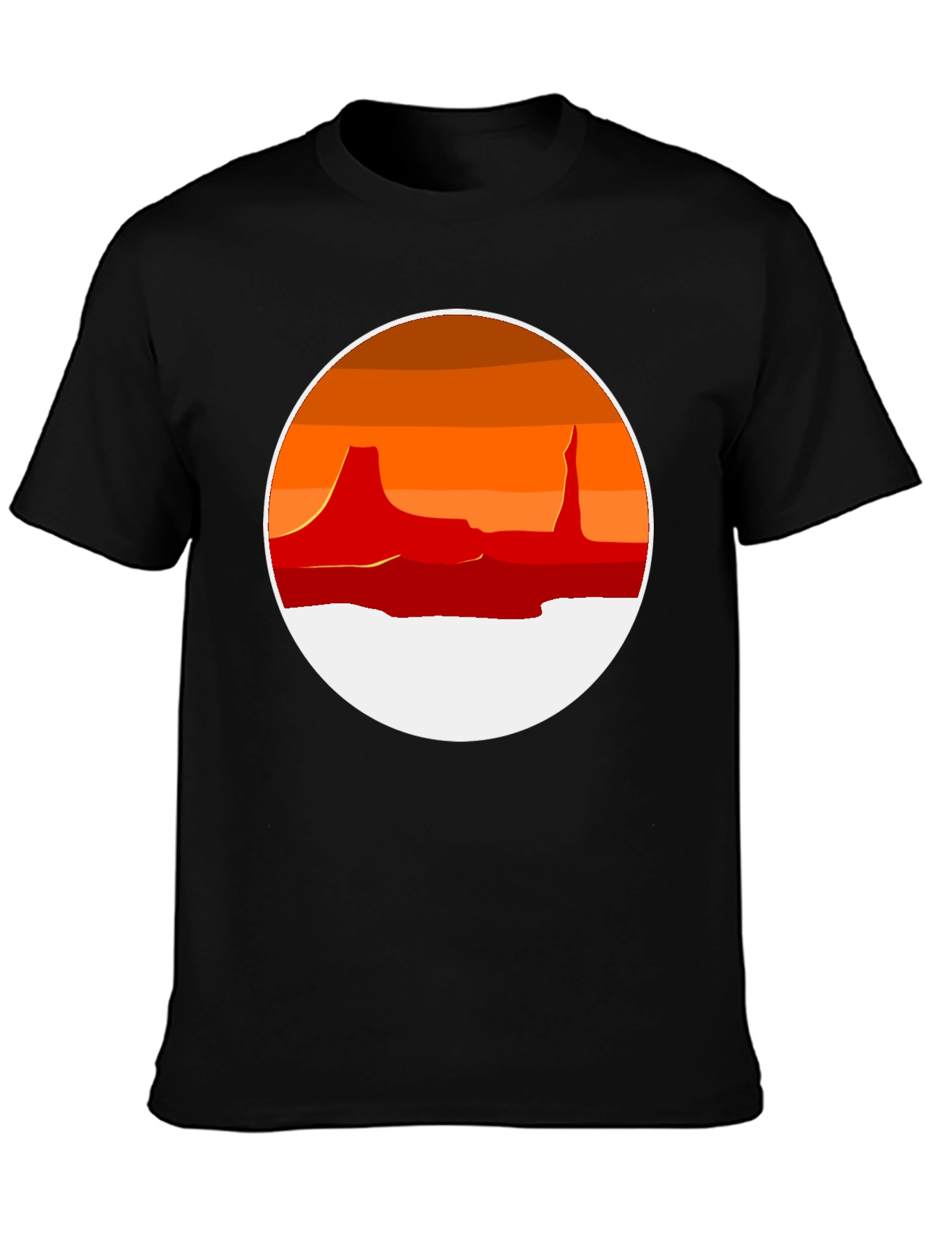 Desert Sunset Graphic T-Shirt