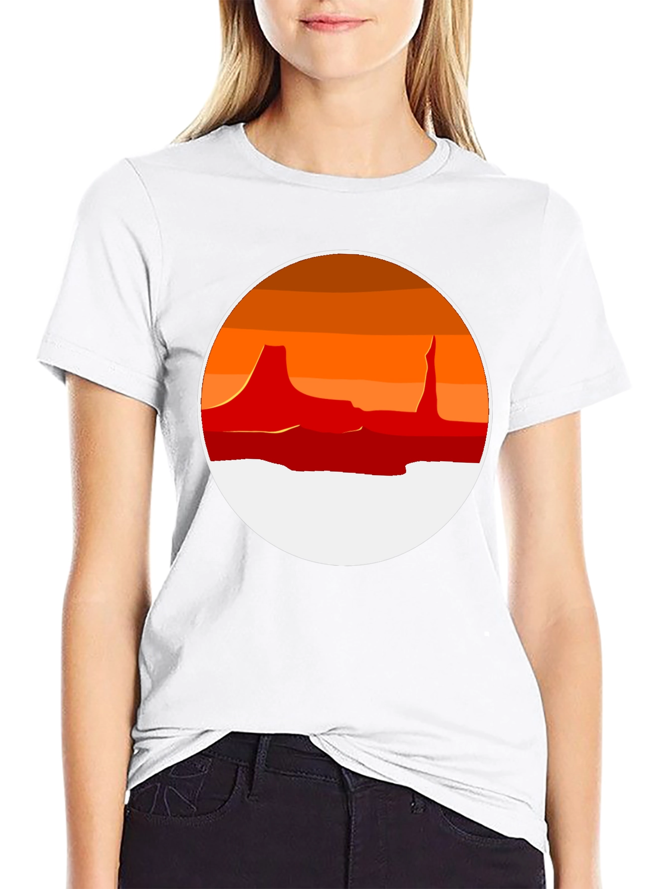 Desert Sunset Graphic T-Shirt