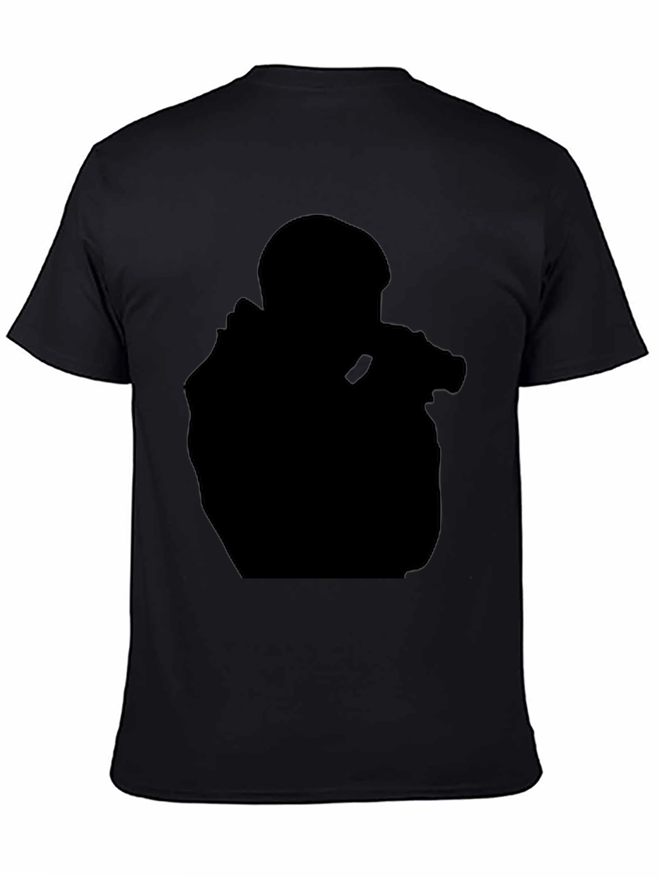 Silhouette Graphic Tee - Black Casual Shirt