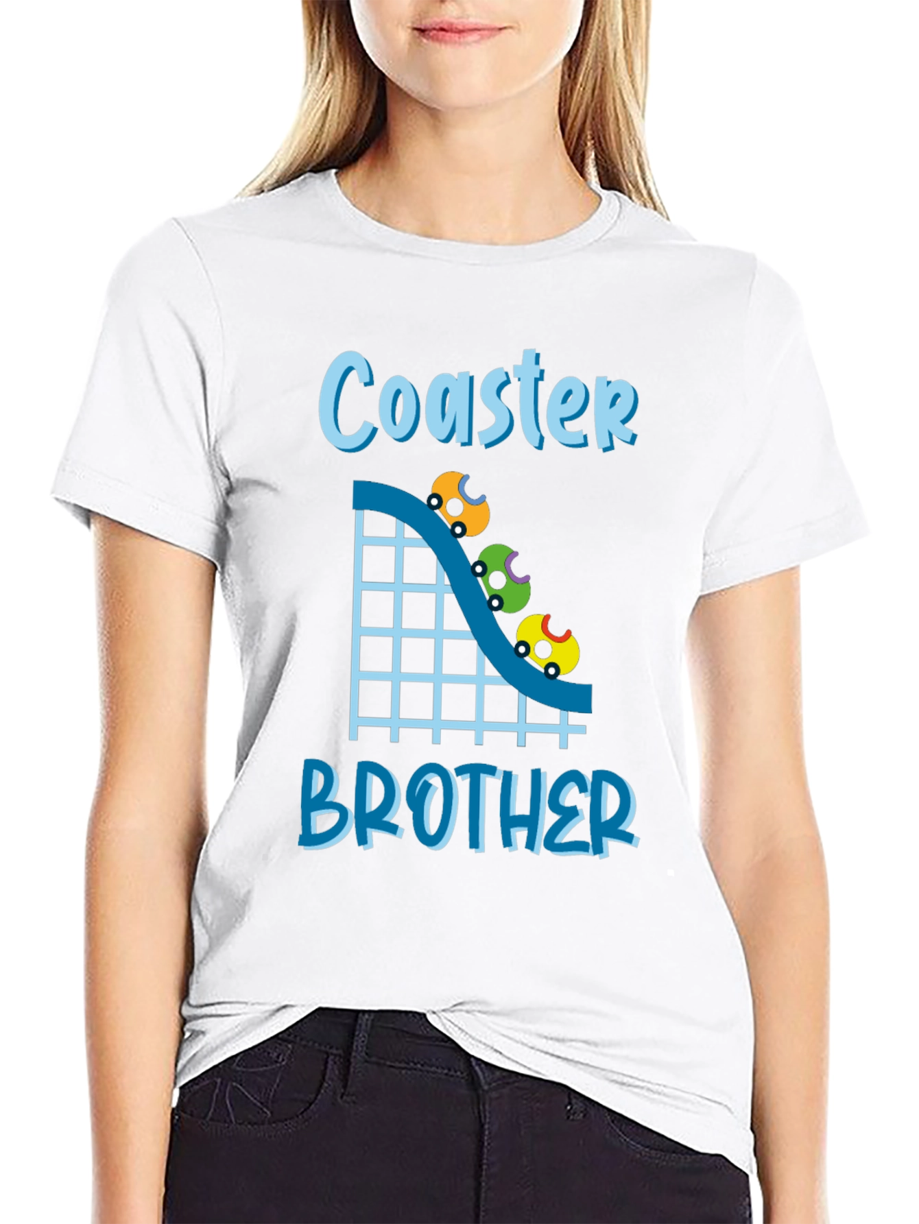 Coaster Brother Graphic Tee - Ride in Style!