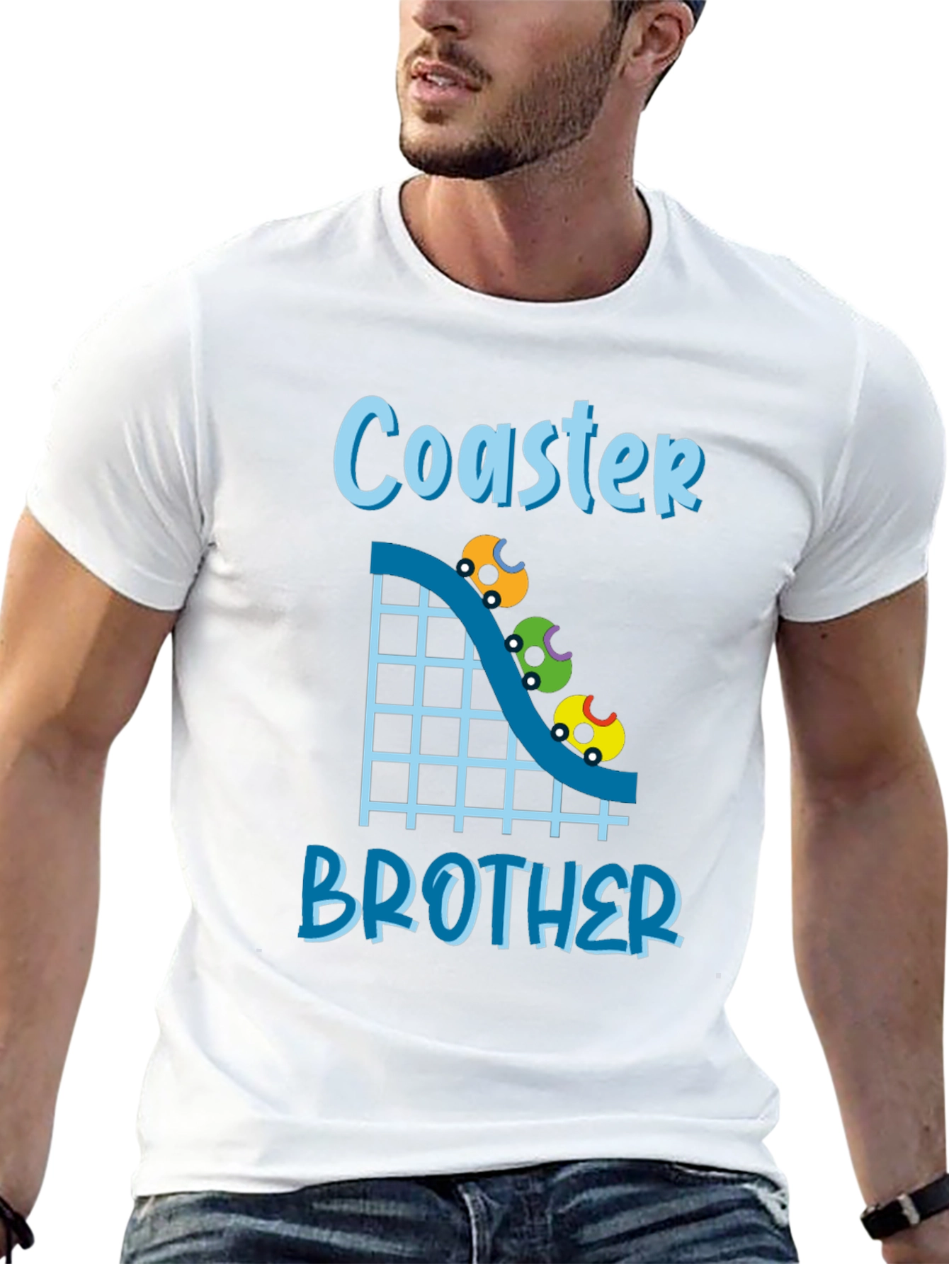 Coaster Brother Graphic Tee - Ride in Style!