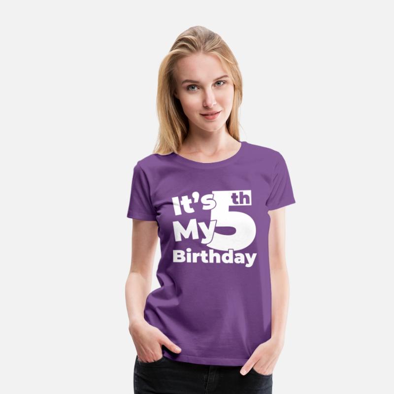 5th Birthday Shirt Its My 5th Birthday 5 Year