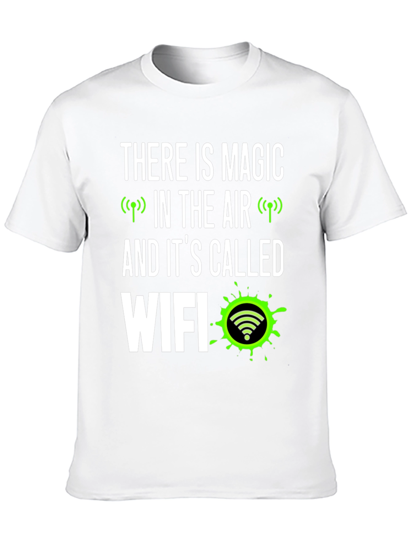 Magic WiFi T-Shirt - Humorous Geek Tee