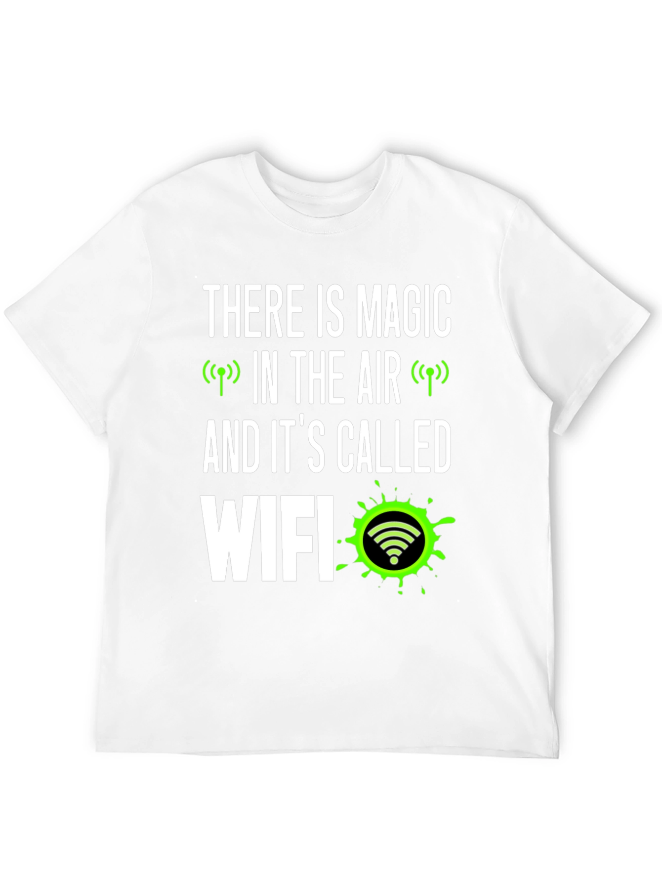 Magic WiFi T-Shirt - Humorous Geek Tee