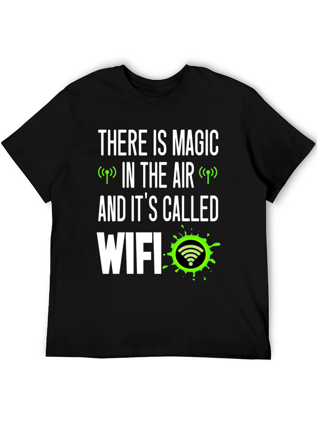 Magic WiFi T-Shirt - Humorous Geek Tee