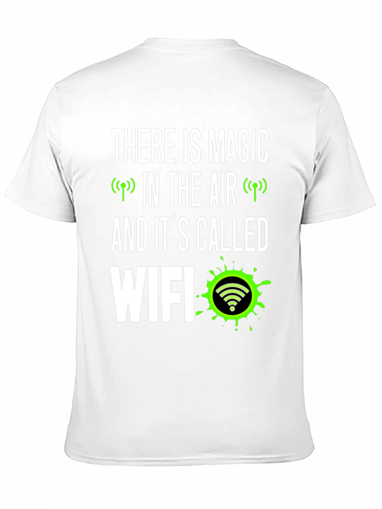 Magic WiFi T-Shirt - Humorous Geek Tee