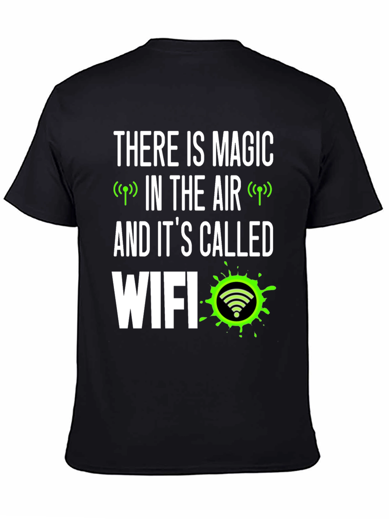 Magic WiFi T-Shirt - Humorous Geek Tee