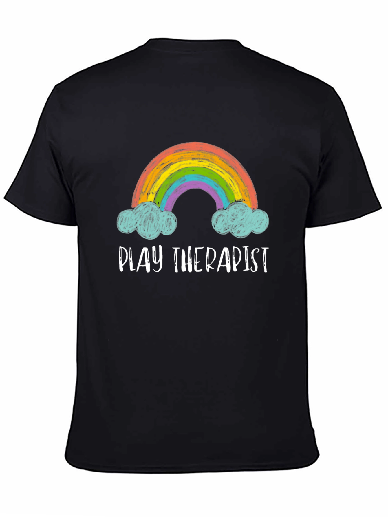 Play Therapist Rainbow Graphic Tee