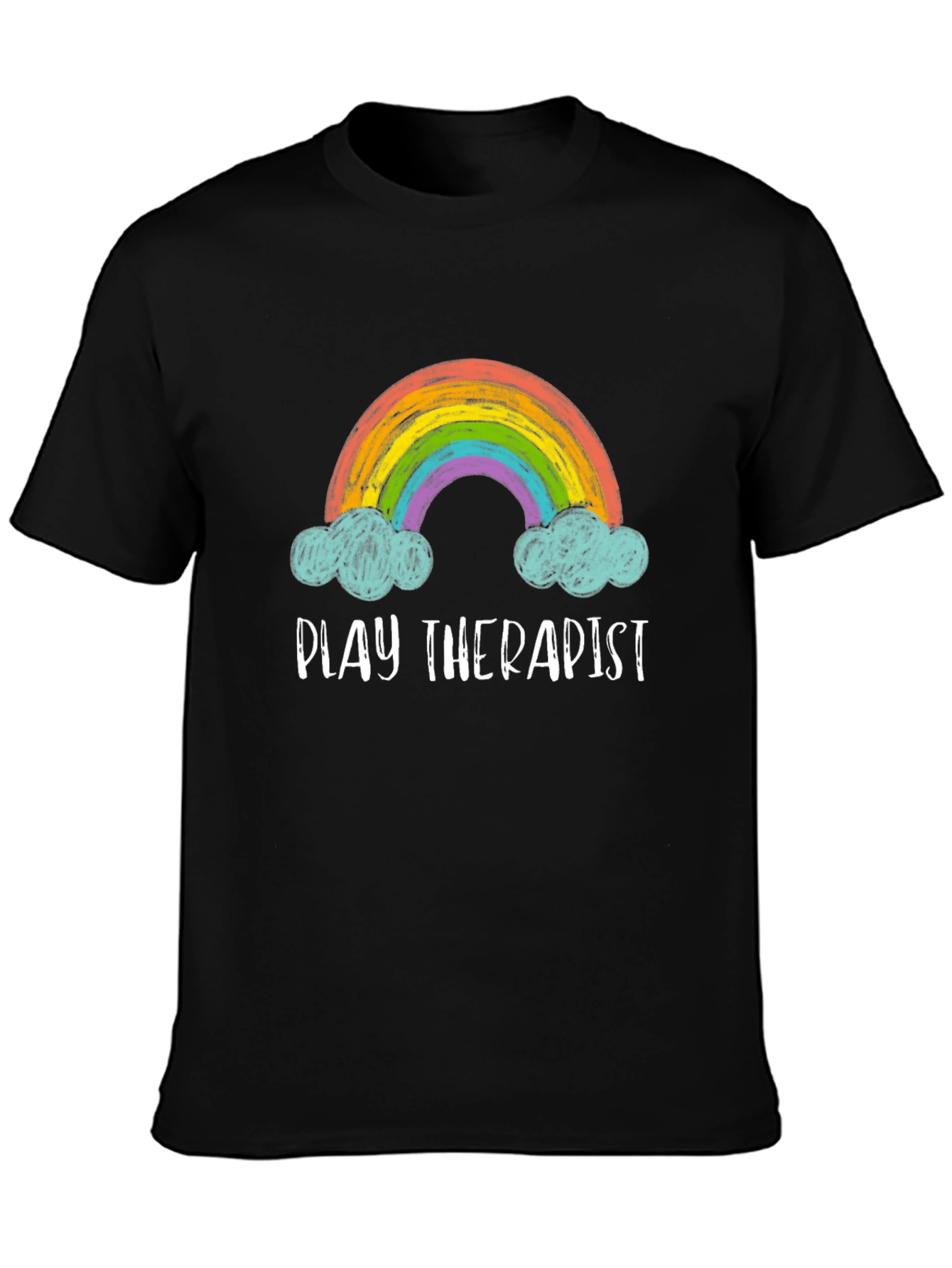 Play Therapist Rainbow Graphic Tee