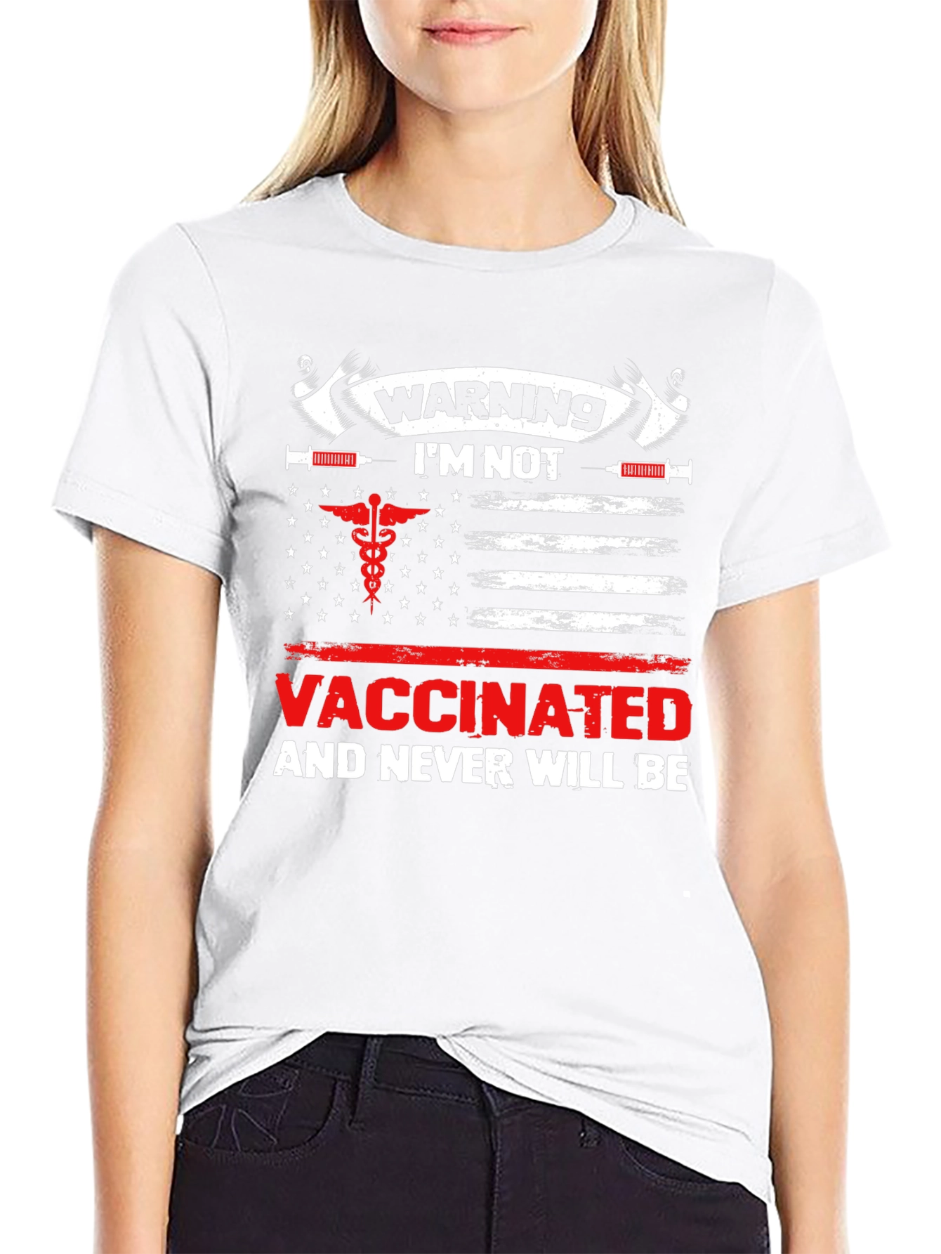 Warning Im Not Vaccinated T-Shirt