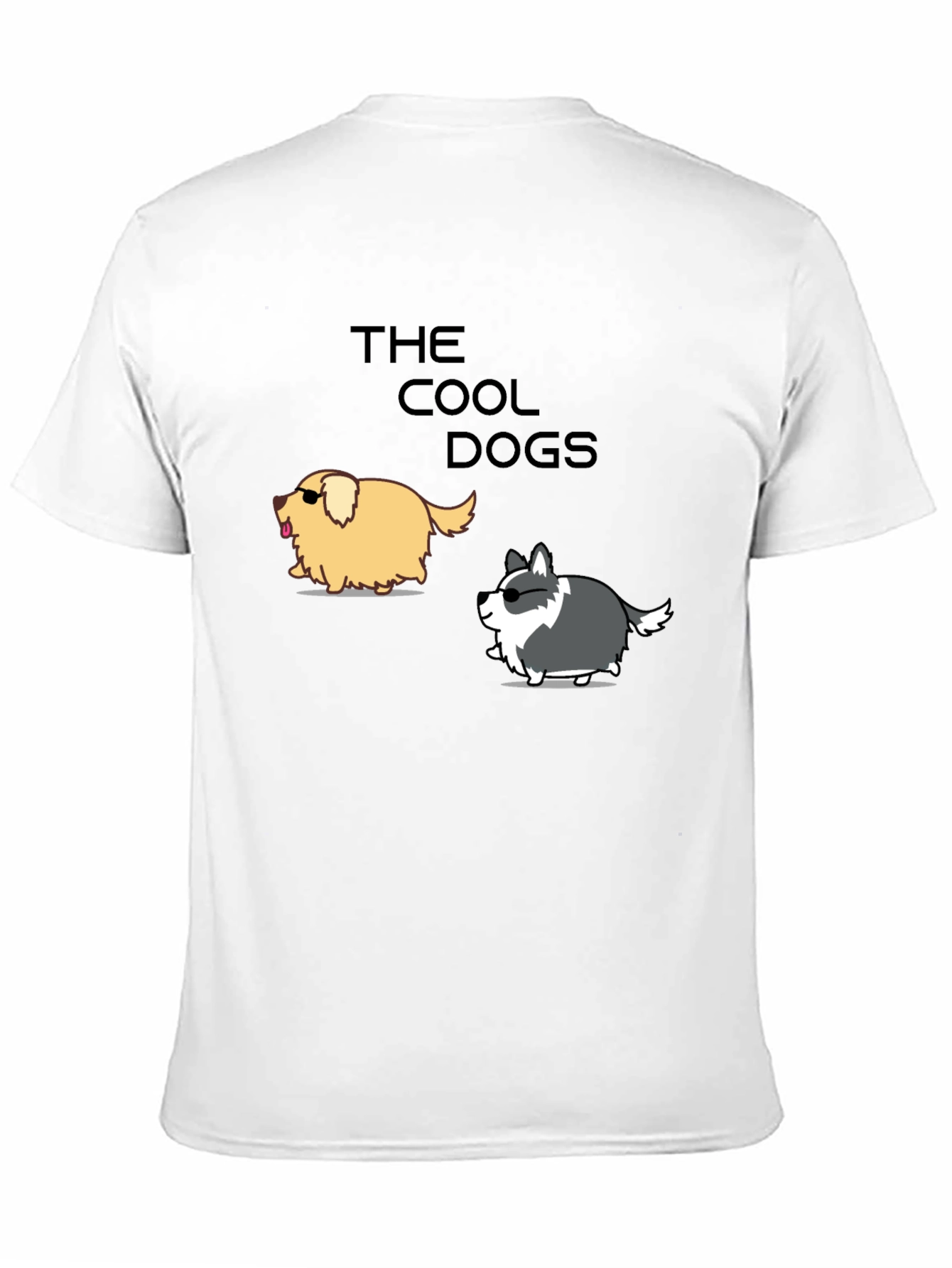 Cool Dogs Graphic Tee - Trendy Casual T-Shirt