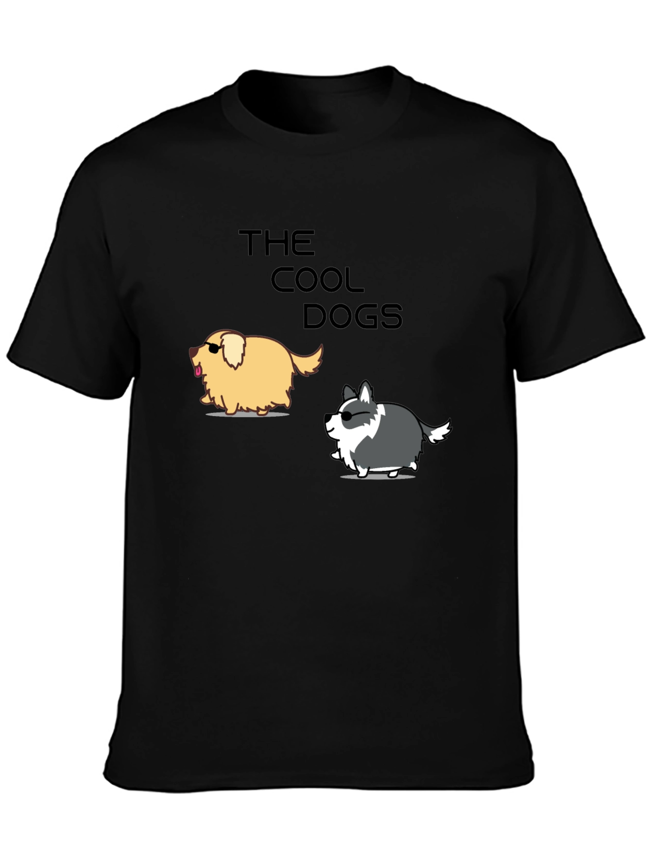 Cool Dogs Graphic Tee - Trendy Casual T-Shirt