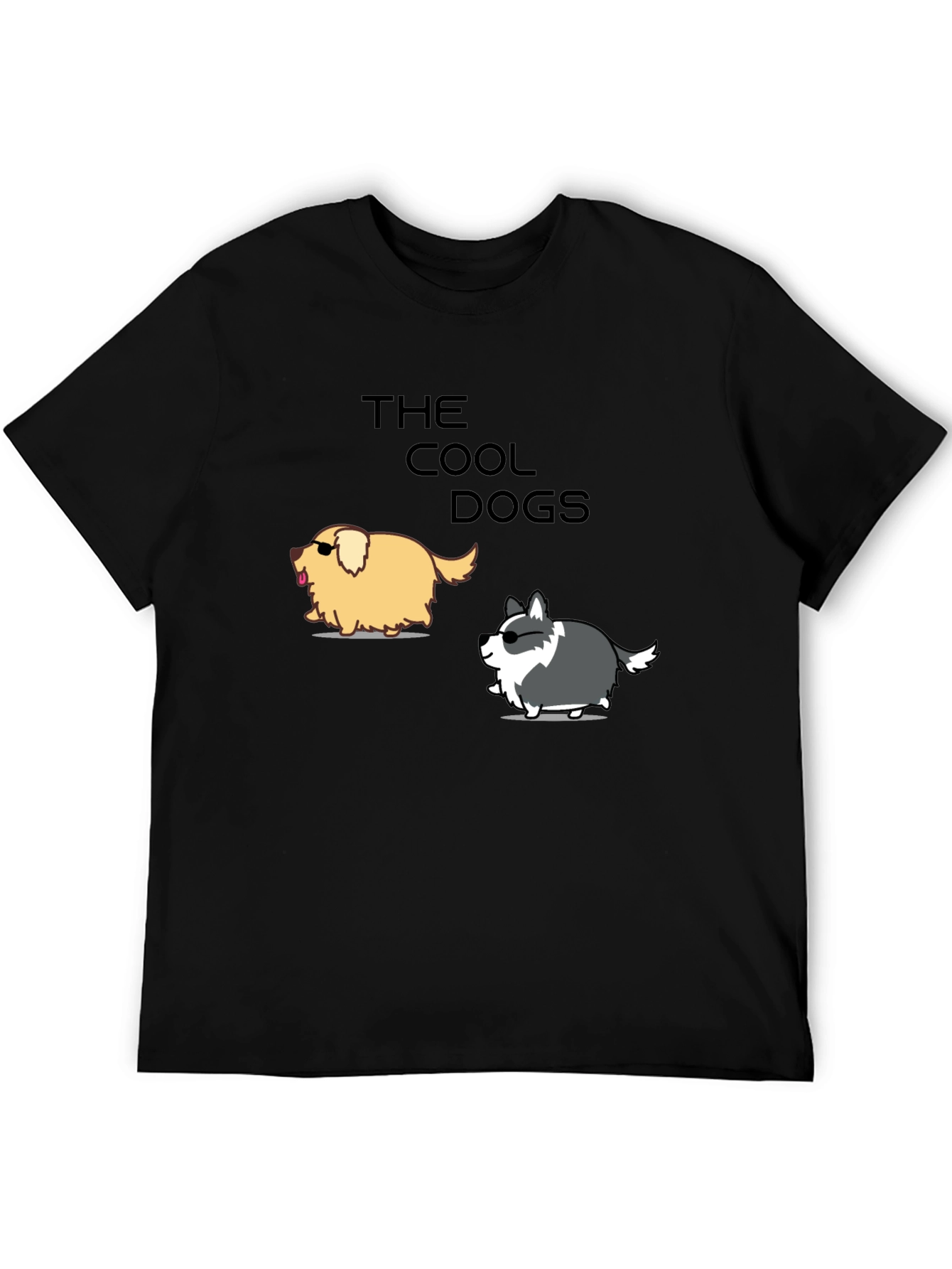 Cool Dogs Graphic Tee - Trendy Casual T-Shirt