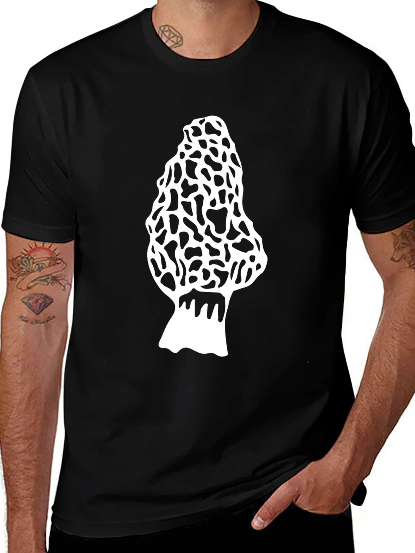 Morel Mushroom Graphic Tee - Foraging Season