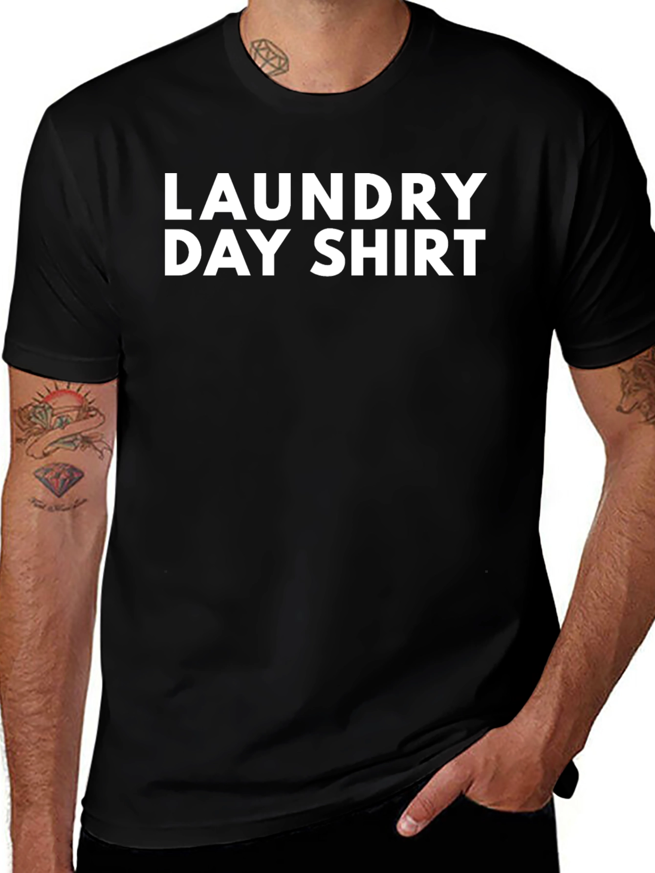 Laundry Day Shirt - Novelty Graphic Tee