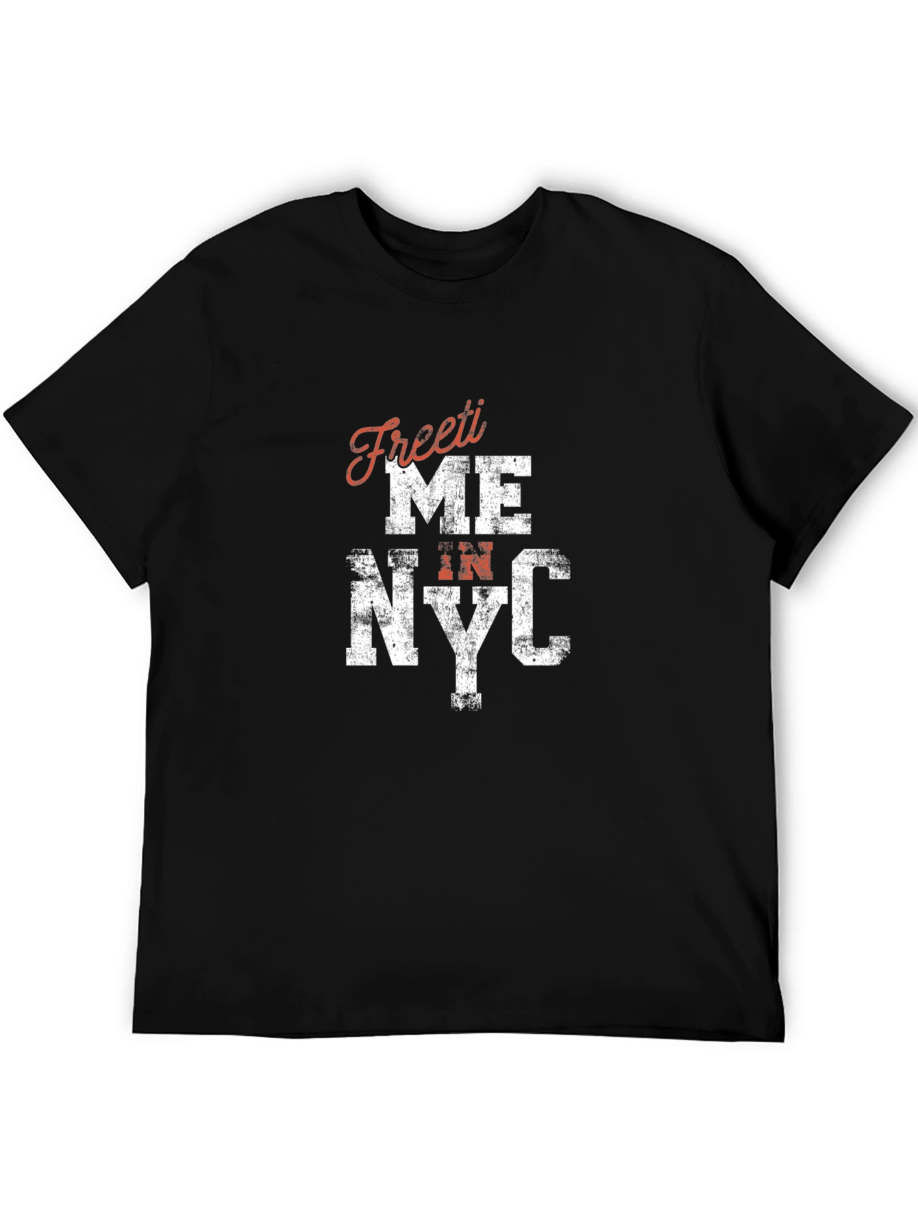 Freeiti Me In NYC Black T-Shirt